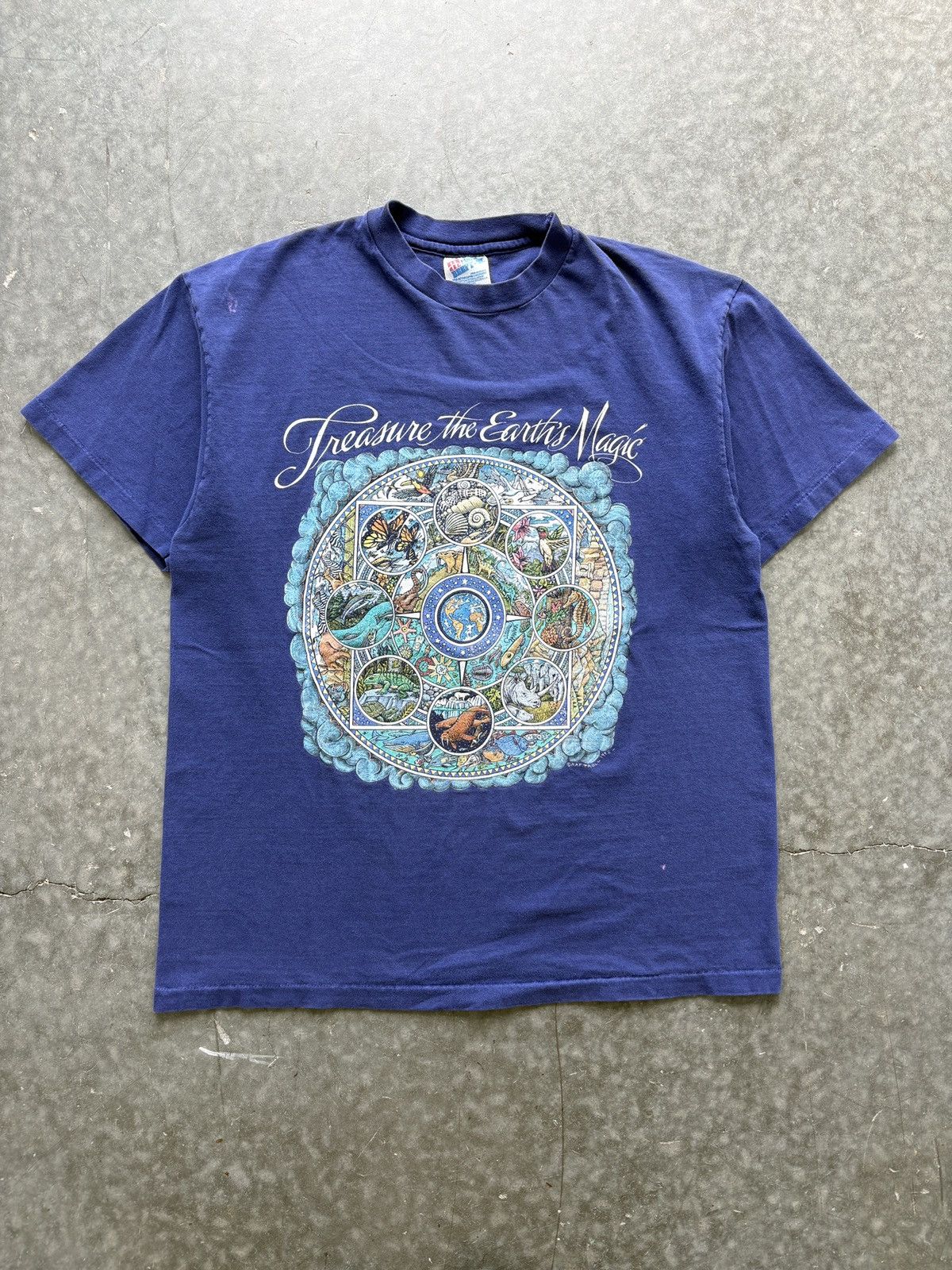 Vintage 90s Ray Troll Nature Graphic Tee