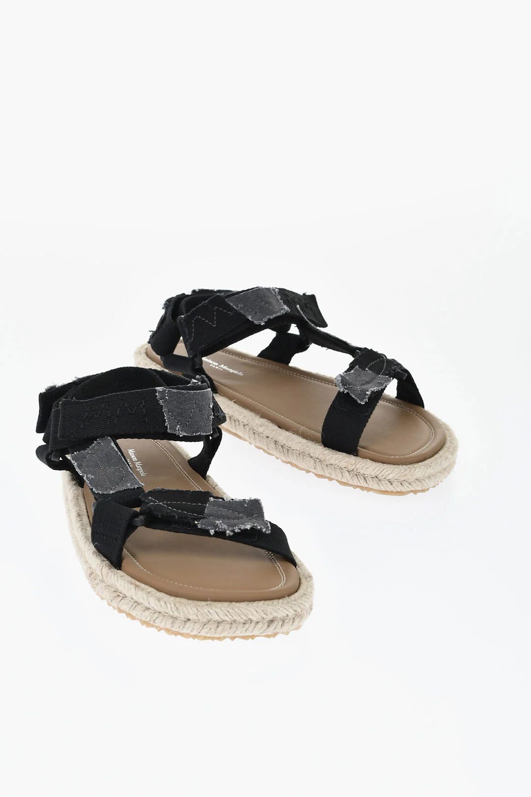 Maison Margiela og1mm0426 Canvas Sandals in Black Size US 7 / IT 37 - 4 Thumbnail