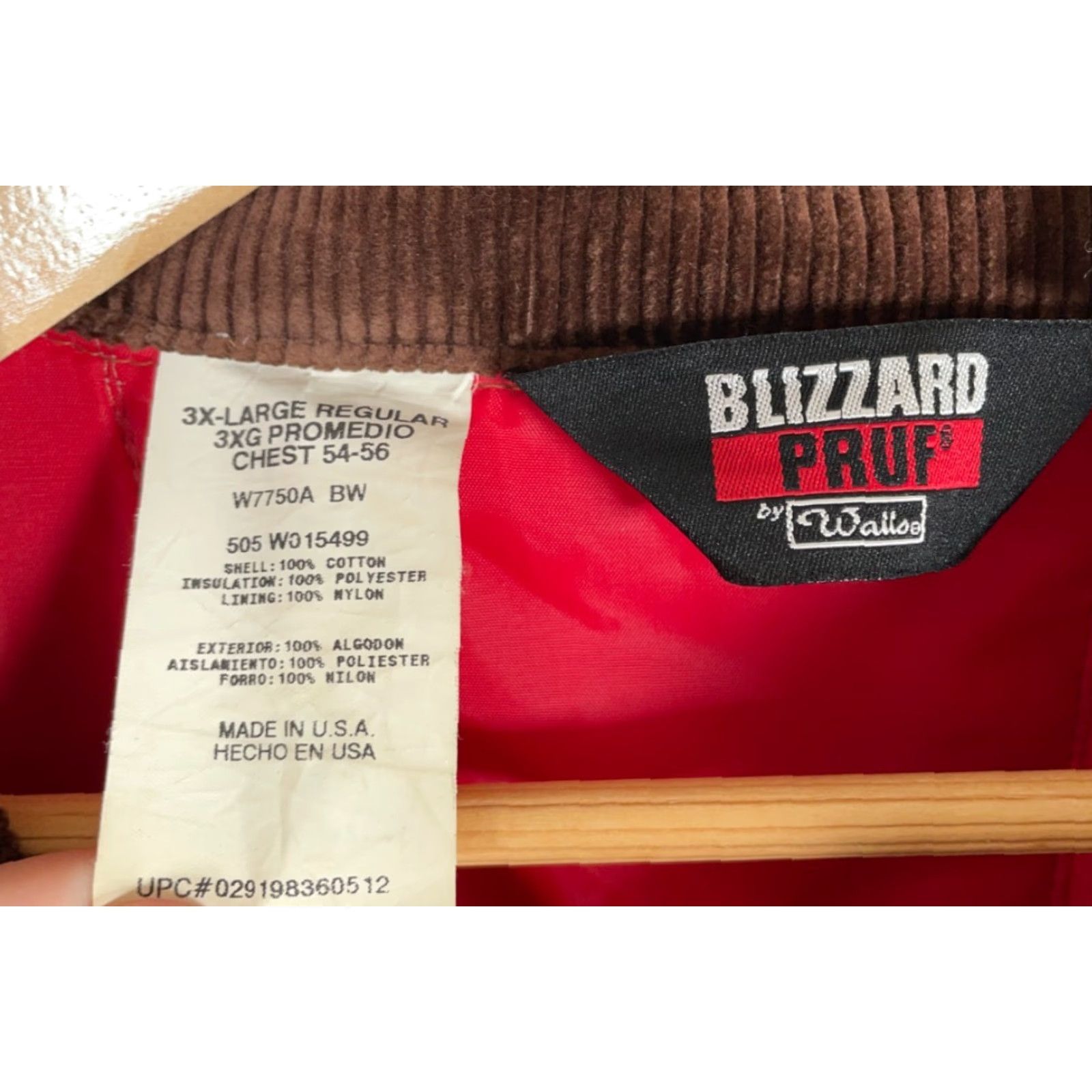 Walls Walls Blizzard Pruf Canvas Barn Jacket Men's 3XL Brown USA SMCO Saginaw Metal Size US XXL / EU 58 / 5 - 3 Thumbnail