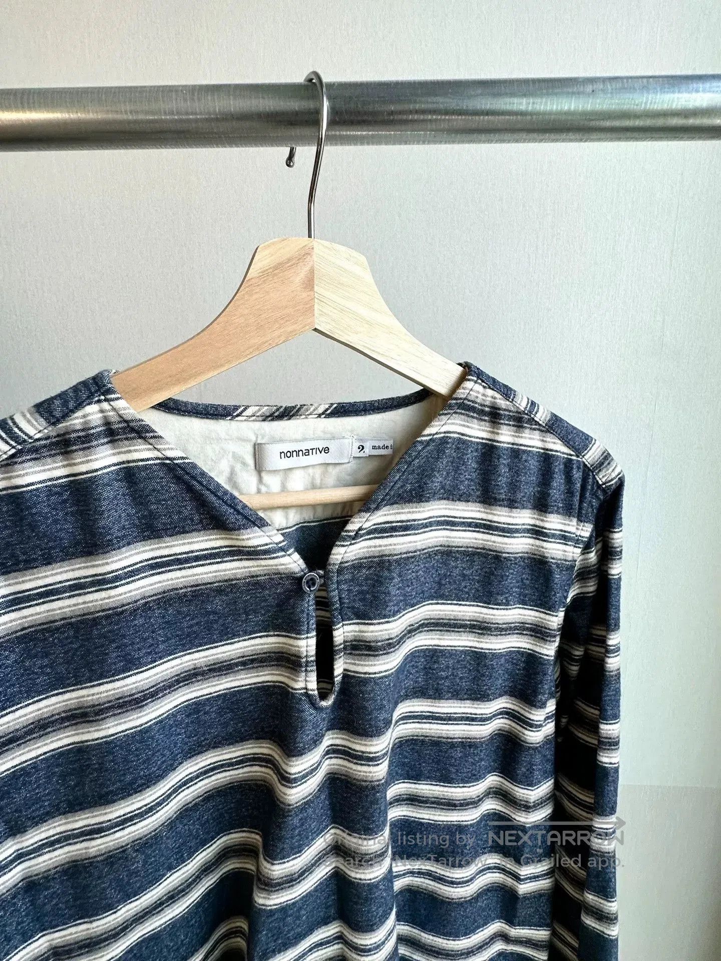 Nonnative nonnative Blue Striped Flannel Top. Size US M / EU 48-50 / 2 - 2 Thumbnail