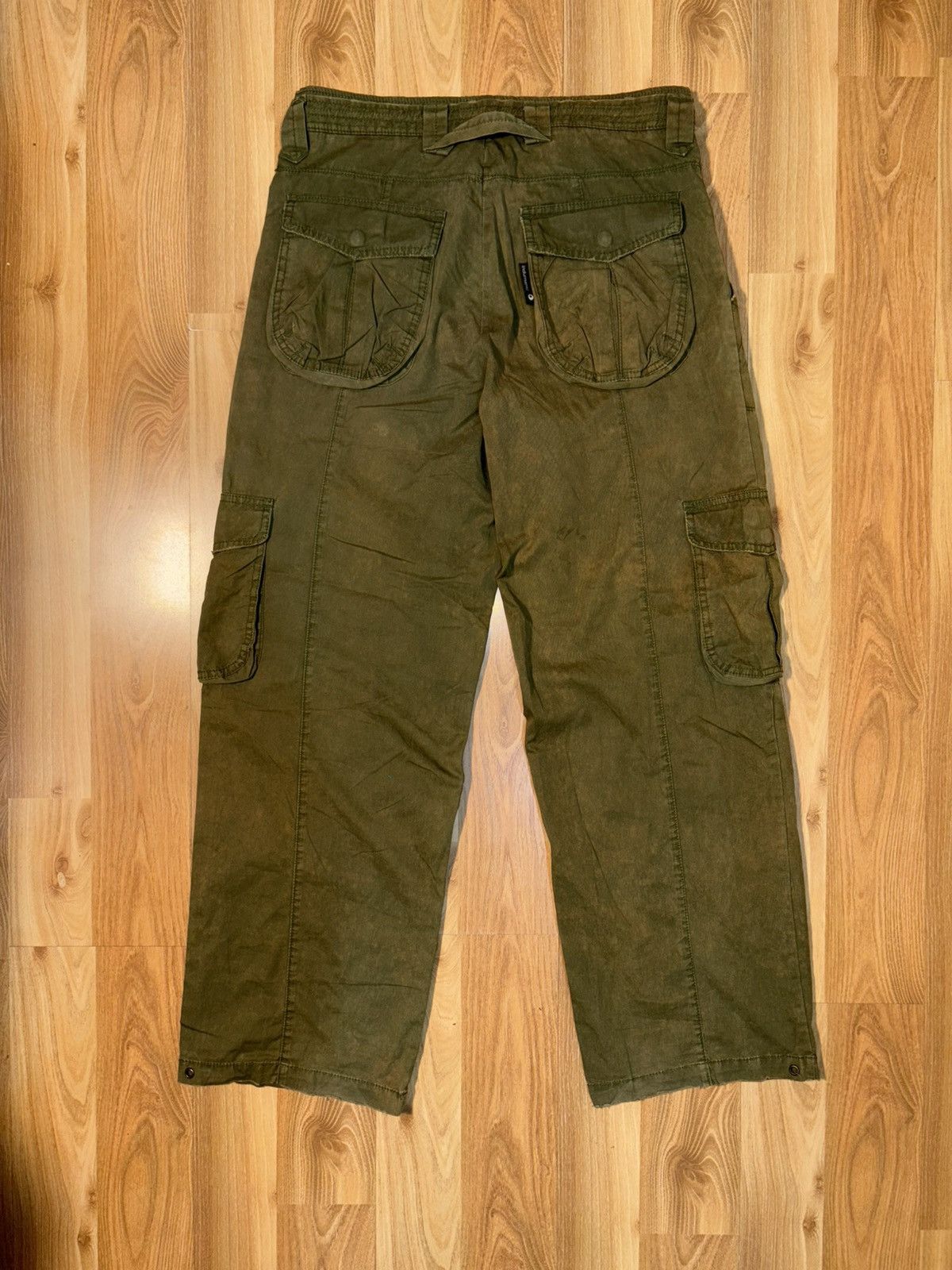 Lotto Sport Vintage Lotto Indumenti Technical Cargo Pants Olive Green Size US 32 / EU 48 - 2 Thumbnail