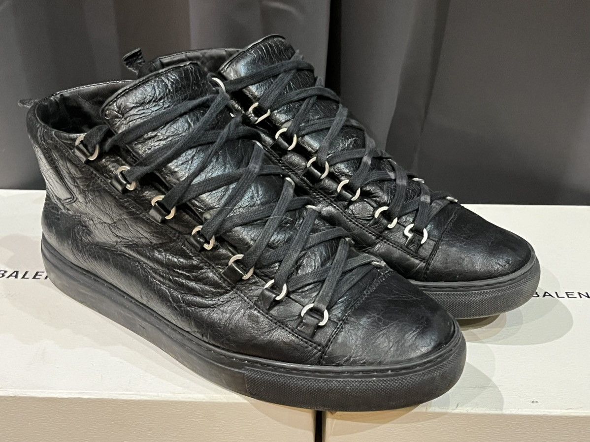 Balenciaga arena high black clearance