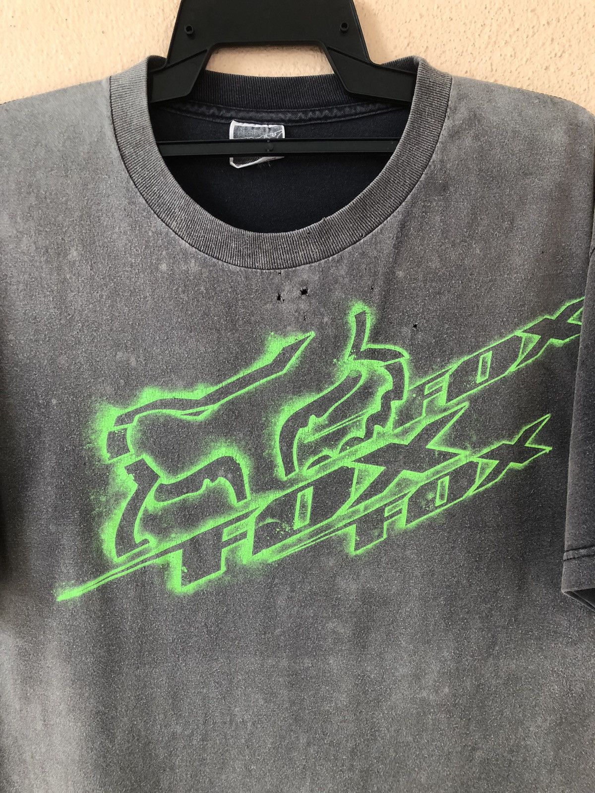 Fox Racing Vintage FOX RACING Crazy Sunfaded 📍 Tee Size US L / EU 52-54 / 3 - 3 Thumbnail
