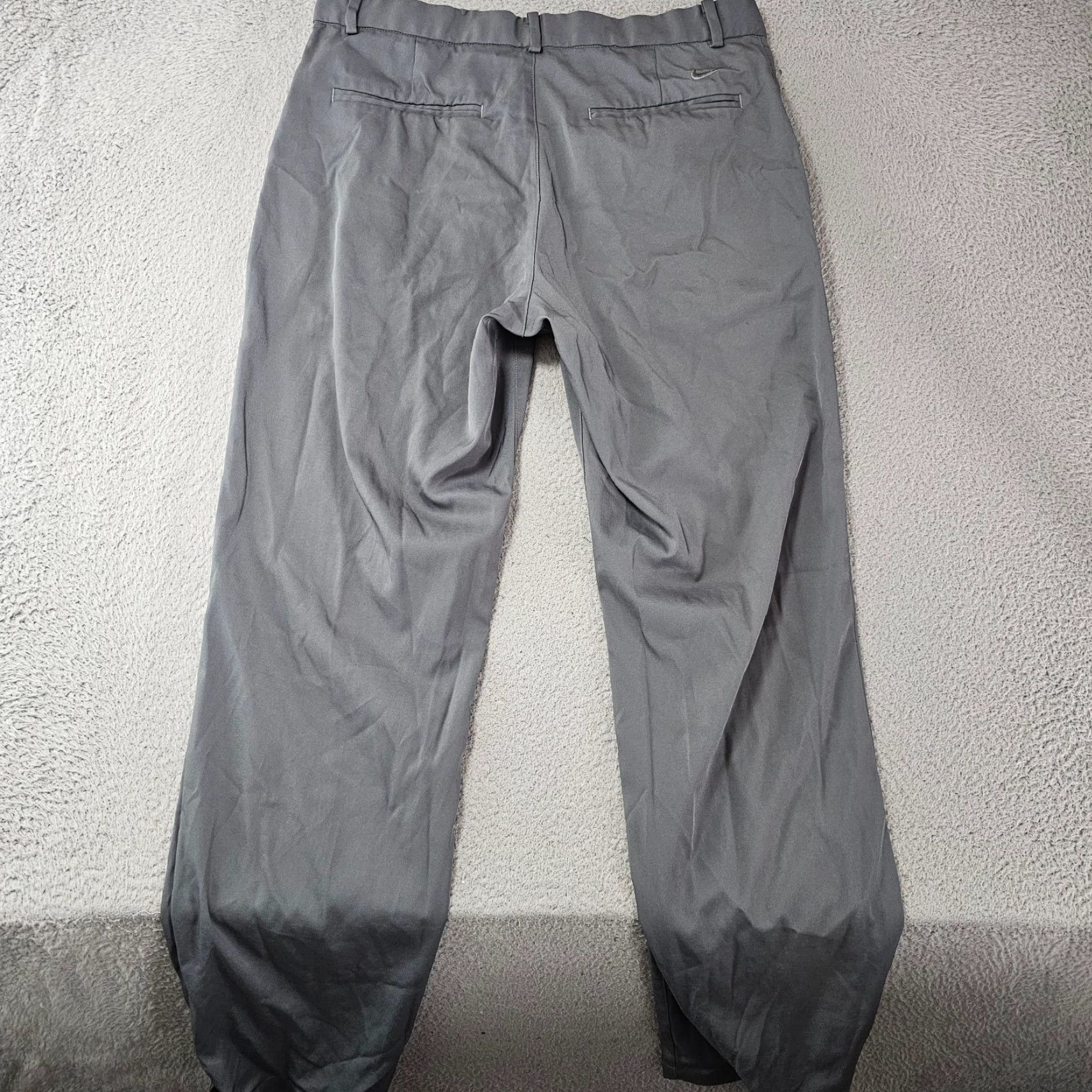 Nike Nike Golf Pants Flat Front 32x32 Regular Mens Khaki Gray 833194 Chino Classic Size US 32 / EU 48 - 7 Thumbnail