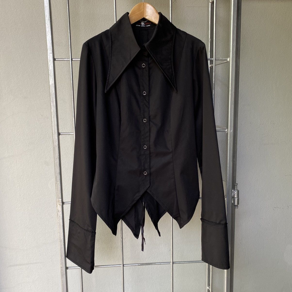 Japanese Brand Blood Storm CLUB BODY Y2K Punk LINE Black Shirt Size M / US 6-8 / IT 42-44 - 2 Thumbnail