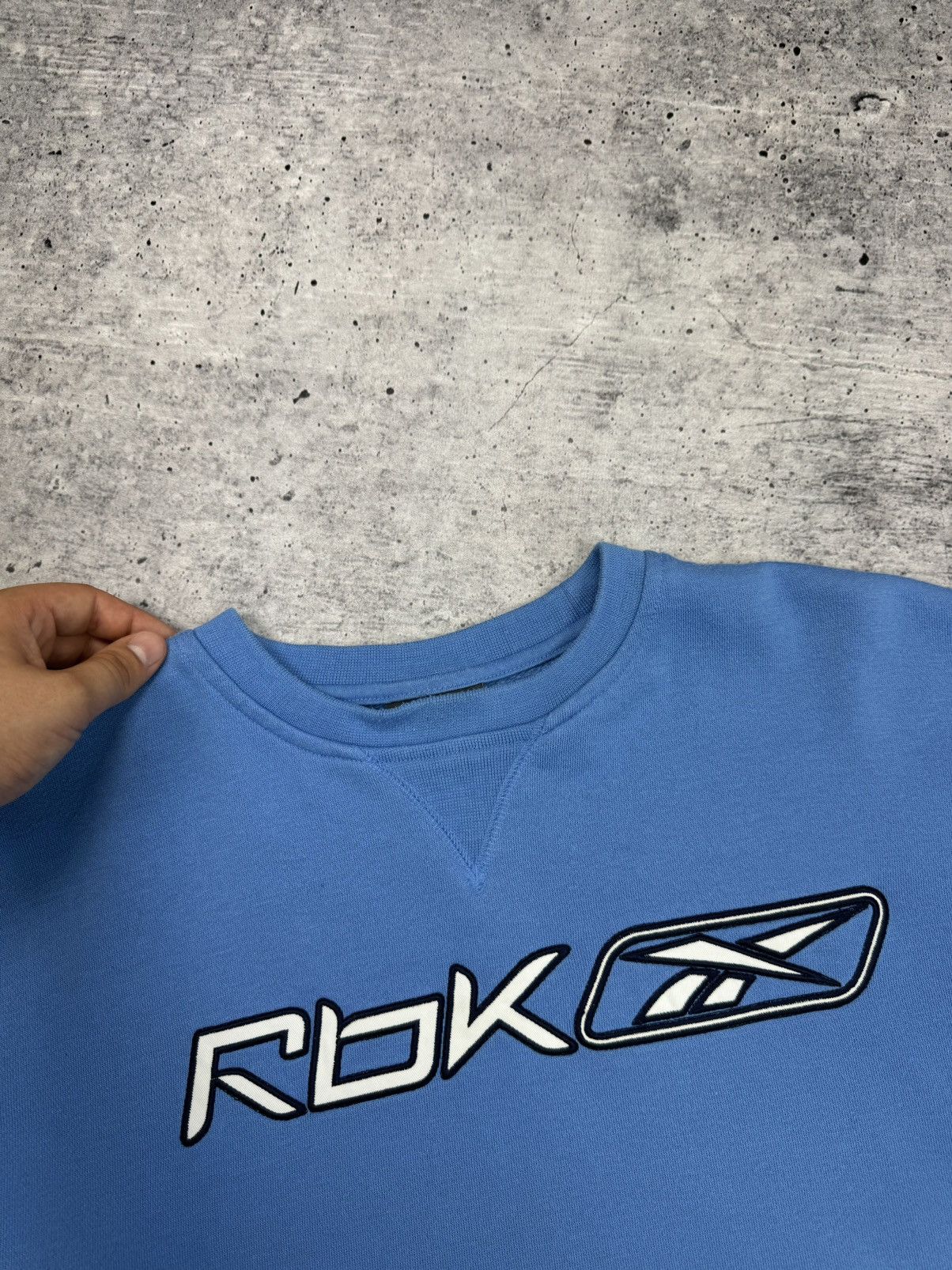 Reebok × Vintage Vintage Reebok 90’s Y2K Big Logo American College Sweatshirt Size US L / EU 52-54 / 3 - 8 Thumbnail
