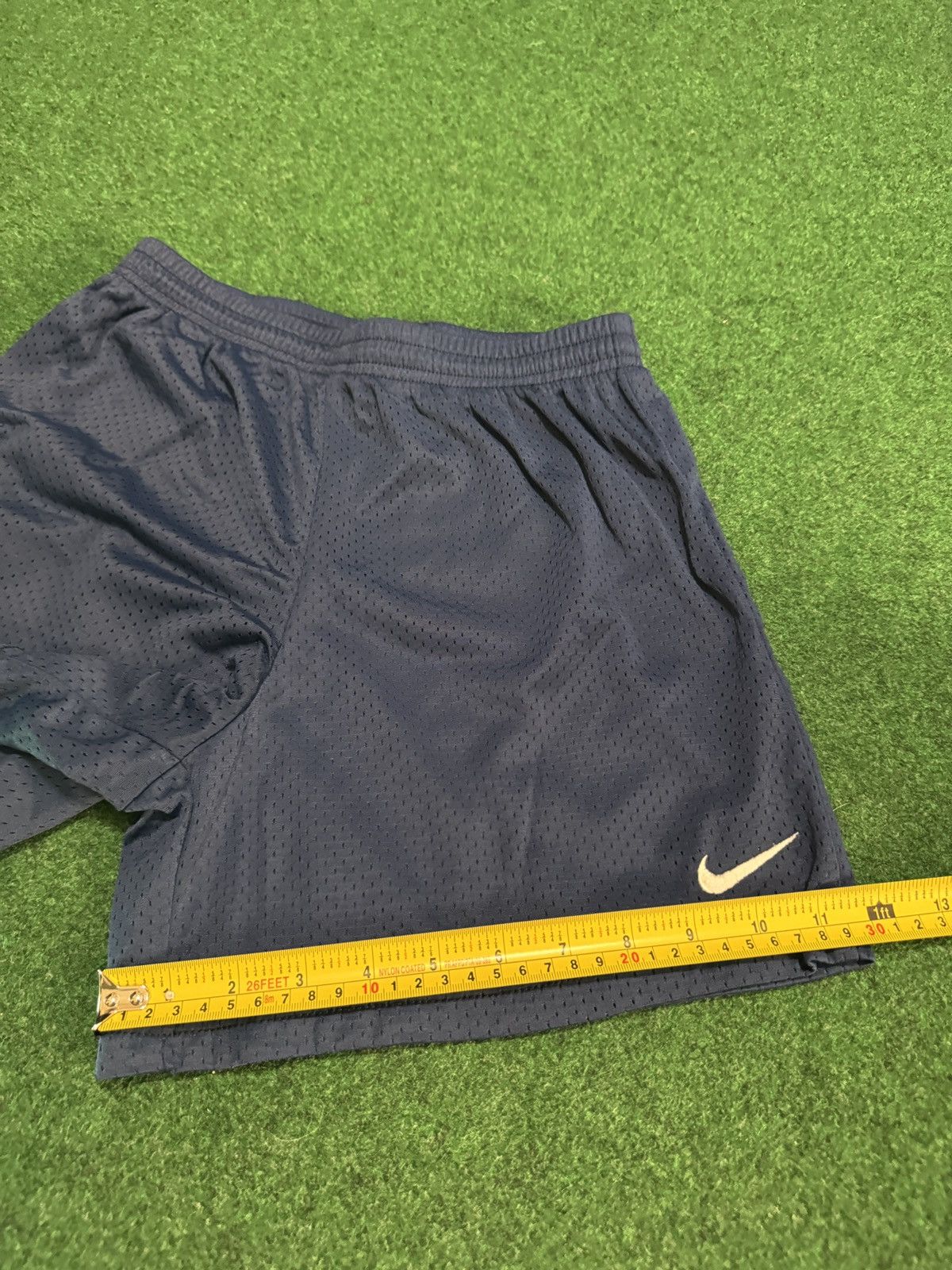 Nike Nike Vintage 90s Blue 6” Youth Large 14-16 24 Waist Shorts Size 24" / US 00 / IT 34 - 7 Thumbnail