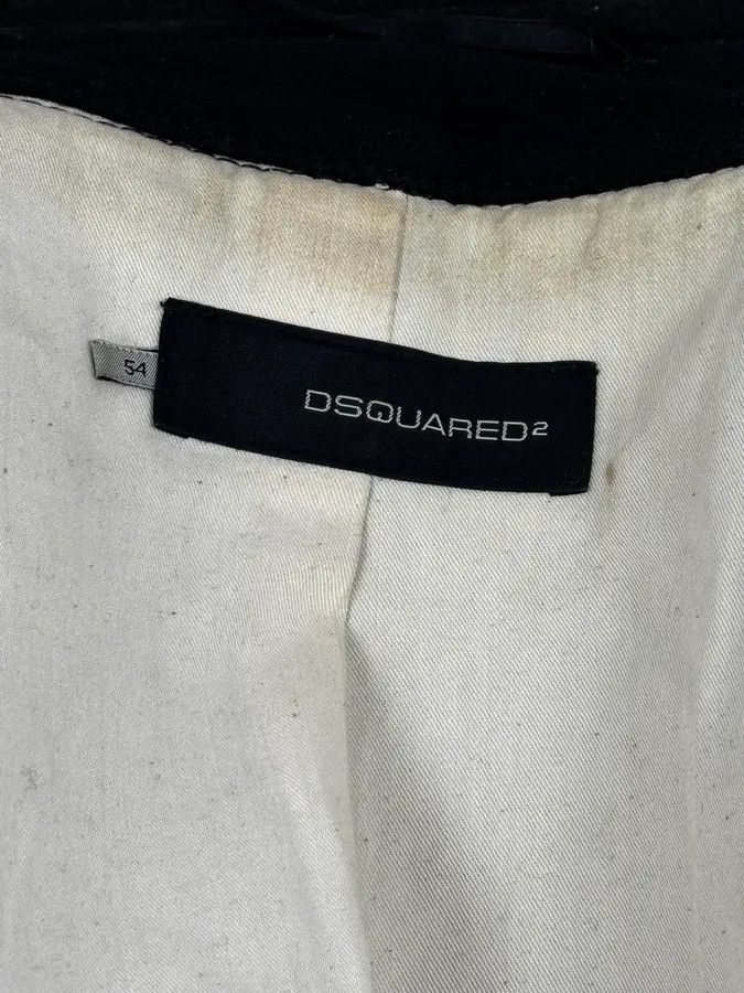 Dsquared2 AW2007 Dsquared2 Black Wool Buttoned Caban Jacket Size US M / EU 48-50 / 2 - 12 Thumbnail