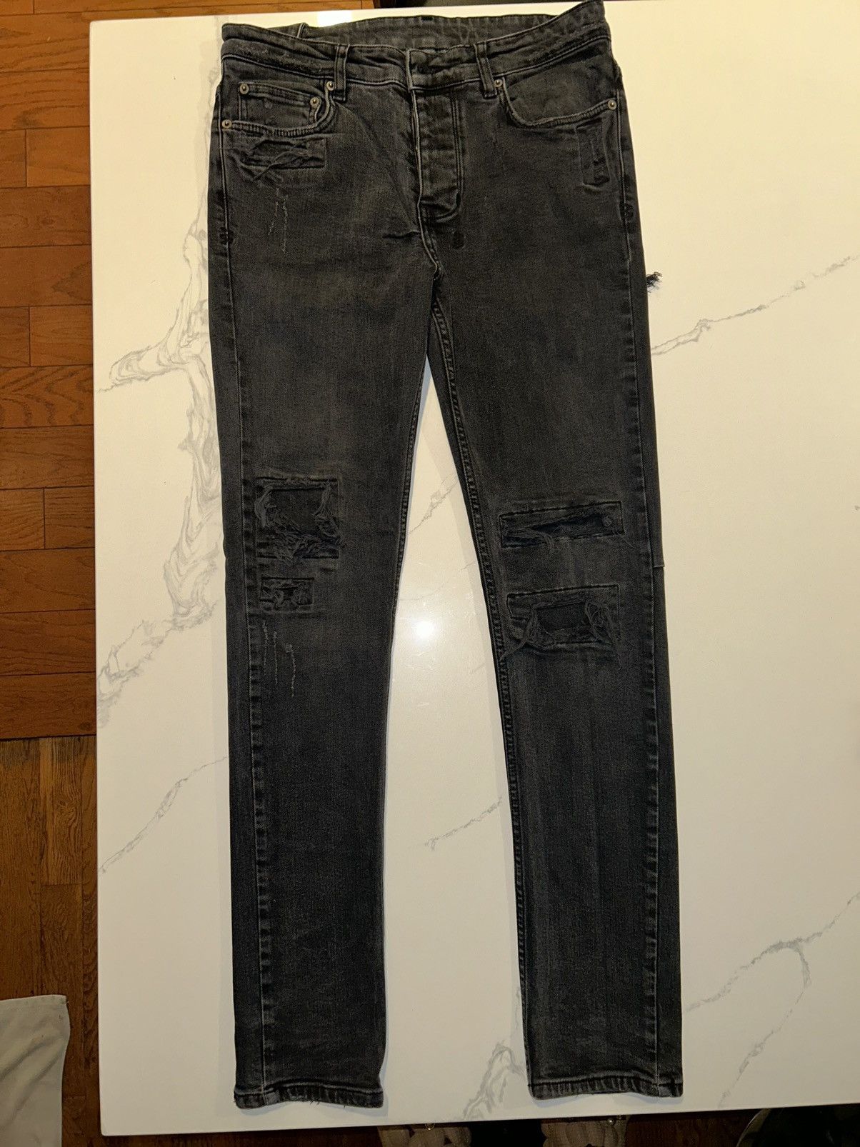 Ksubi Black Denim Jeans Skinny Cut