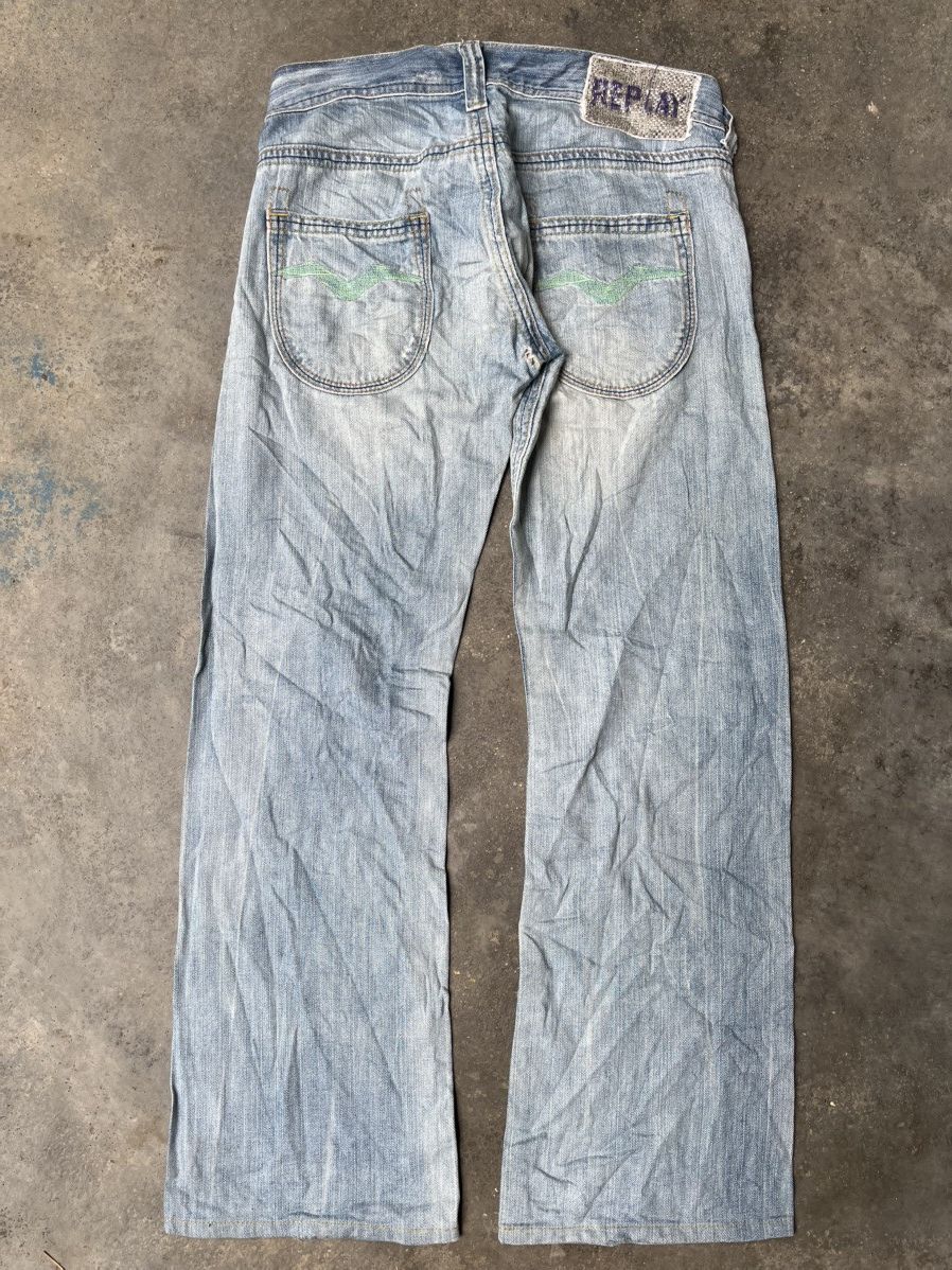 Replay VINTAGE REPLAY BAGGY JEANS MINOR DISTRESSED Size US 34 / EU 50 - 6 Thumbnail