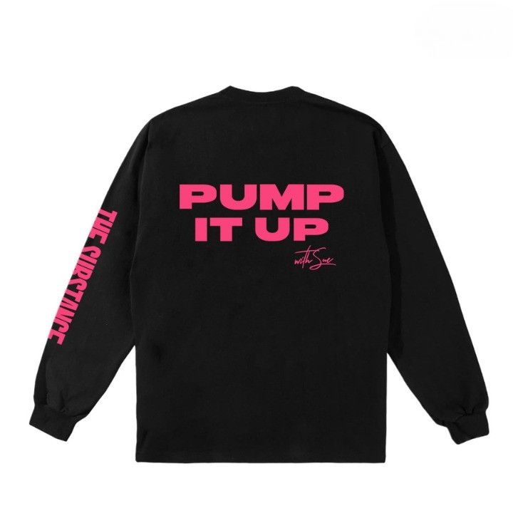 Band Tees The Substance Movie L/S Tee Black "Pump it Up" Size US L / EU 52-54 / 3 - 2 Thumbnail