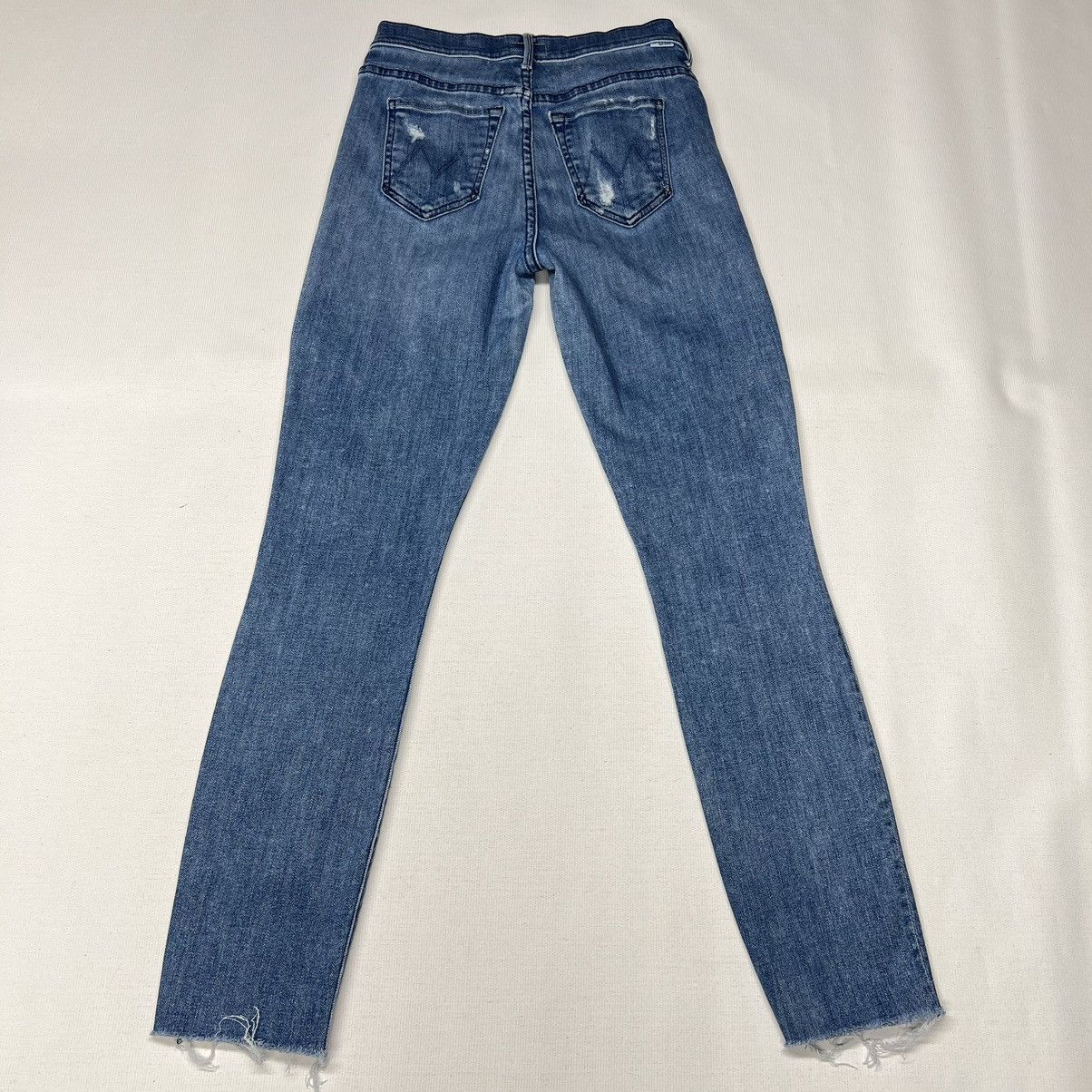 MOTHER Mother Jeans The Stunner Ankle Fray Graffiti Girl Distressed Size 24" / US 00 / IT 34 - 14 Thumbnail