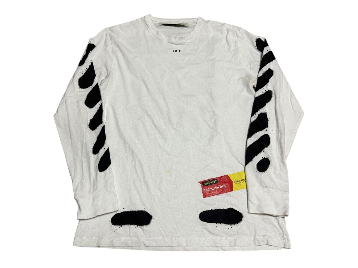 Off-White × Virgil Abloh Off White Long Sleeve T-Shirt Size US XXL / EU 58 / 5 - 1 Thumbnail