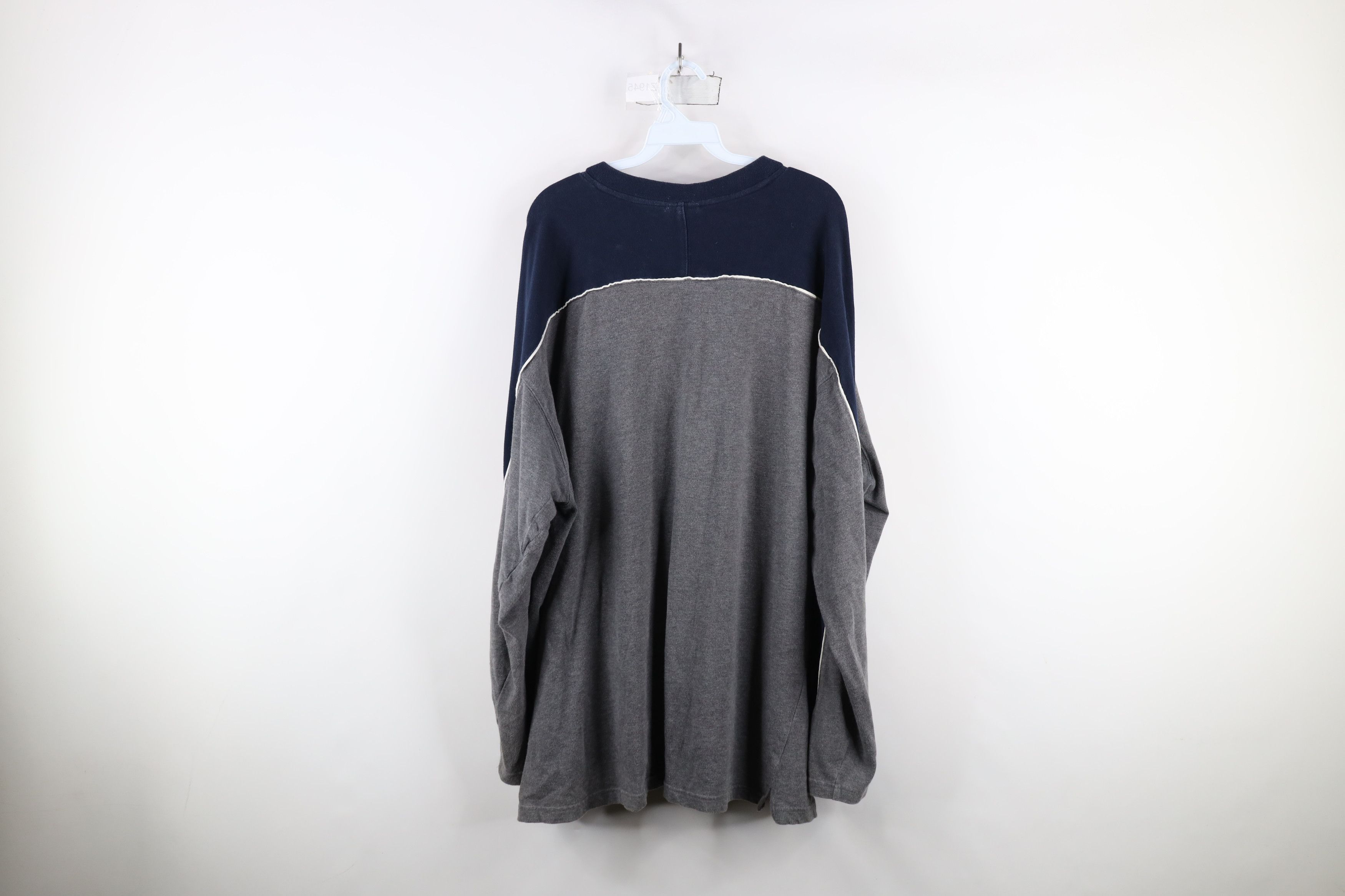 Disney × Vintage Vintage 90s Disney Mickey Mouse Ribbed Long Sleeve T-Shirt Size US XXL / EU 58 / 5 - 11 Thumbnail