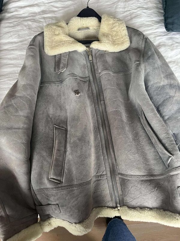 Heliot Emil Heliot Emil aviator jacket in French lamb leather Size US M / EU 48-50 / 2 - 5 Thumbnail
