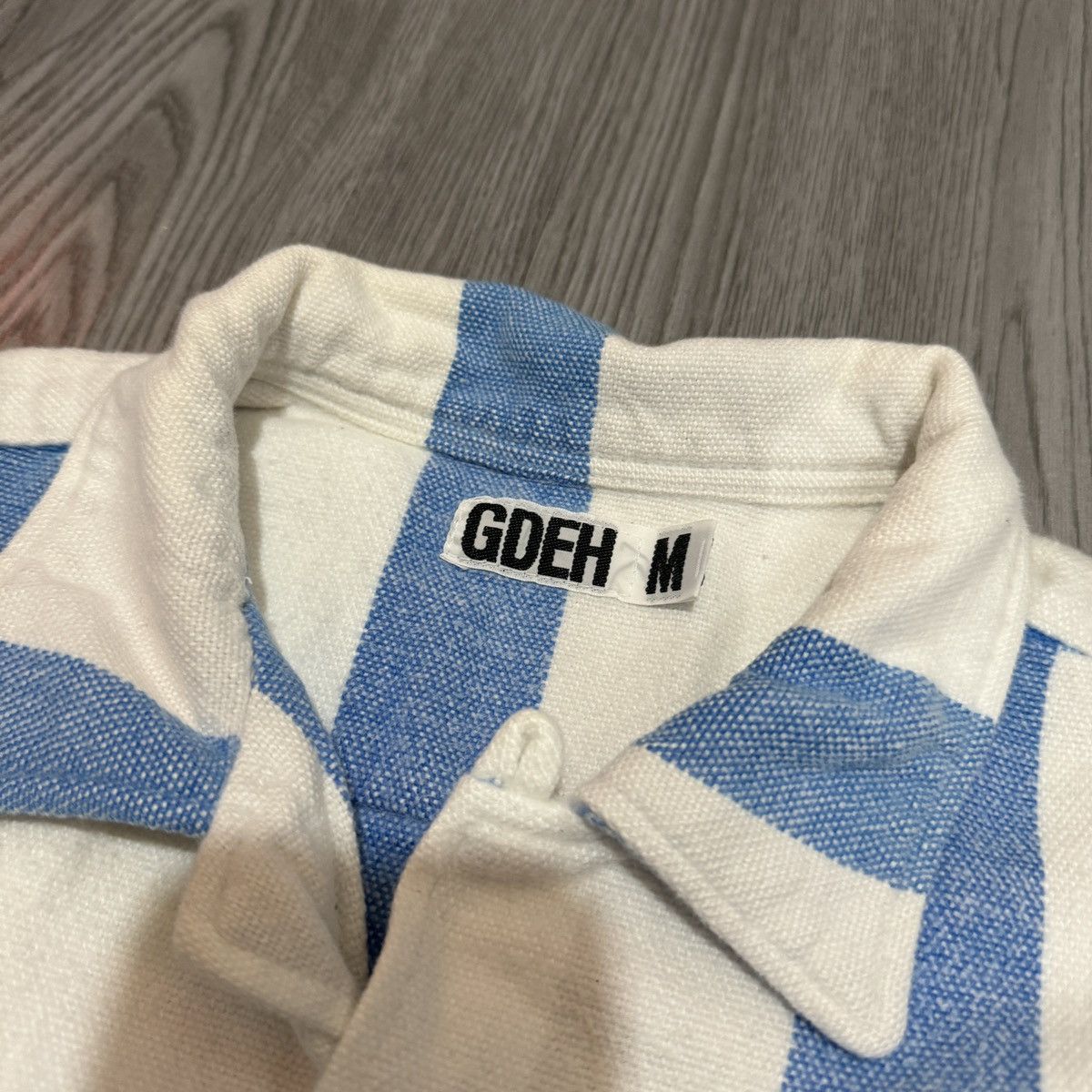 GOODENOUGH × Vintage Good Enough White Blue Flannel Shirt Size US M / EU 48-50 / 2 - 3 Thumbnail