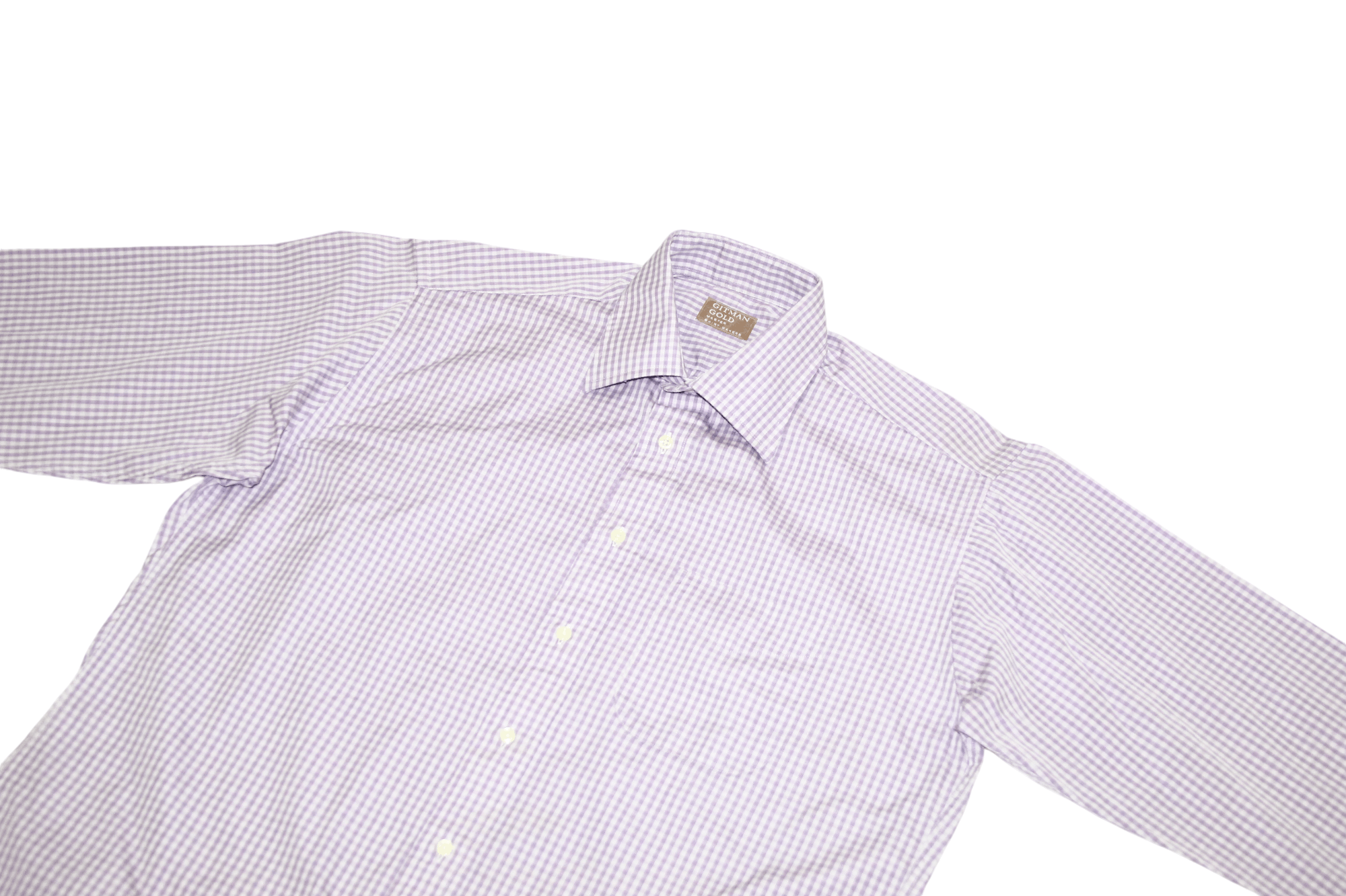 Gitman Bros. Gitman Gold USA Glen check point-collar twill casual shirt Size US L / EU 52-54 / 3 - 6 Thumbnail