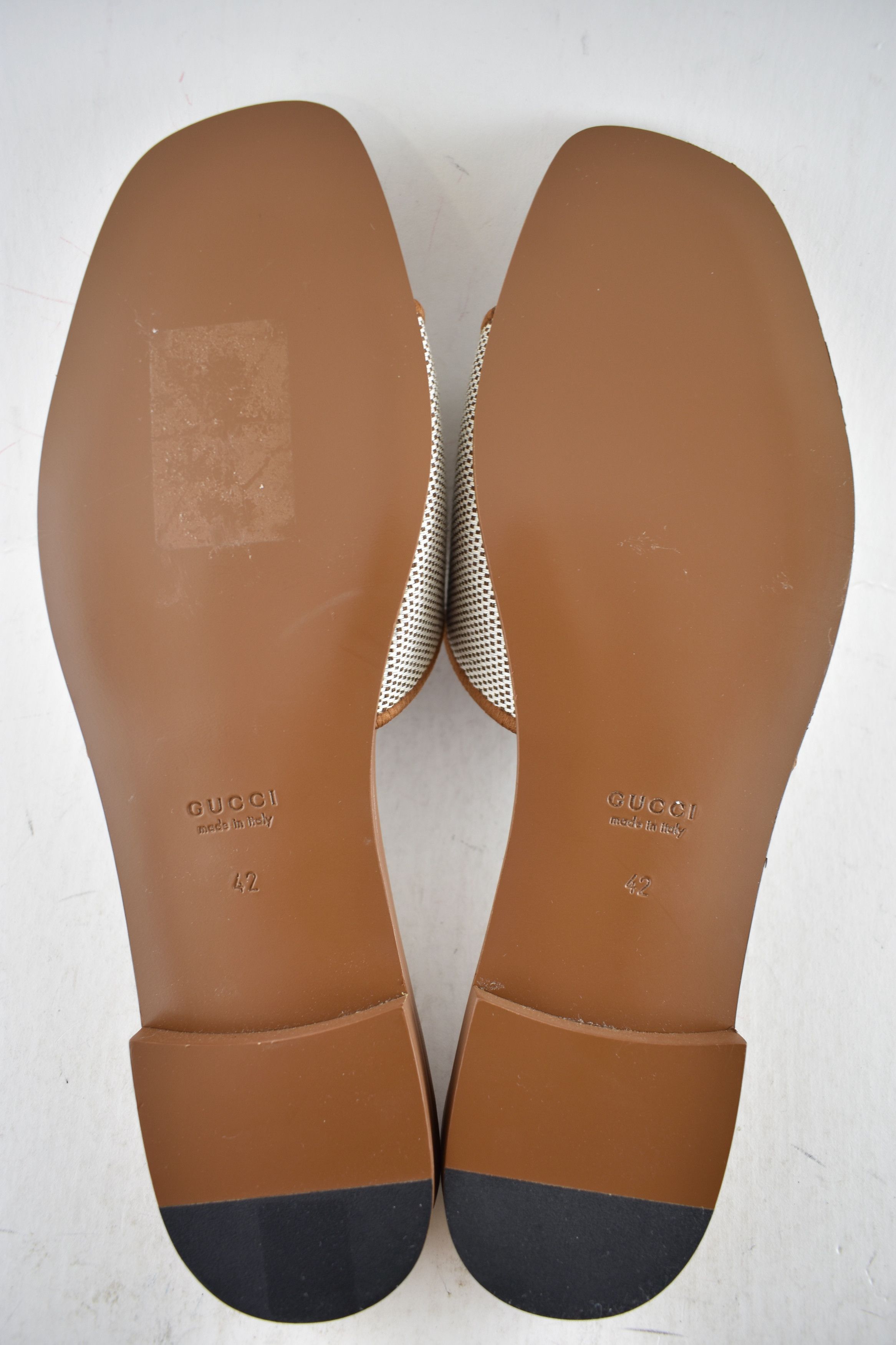 Gucci Gucci GG Interlocking Logo Brown Flat Slide Sandal 42 Size US 12 / IT 42 - 19 Thumbnail