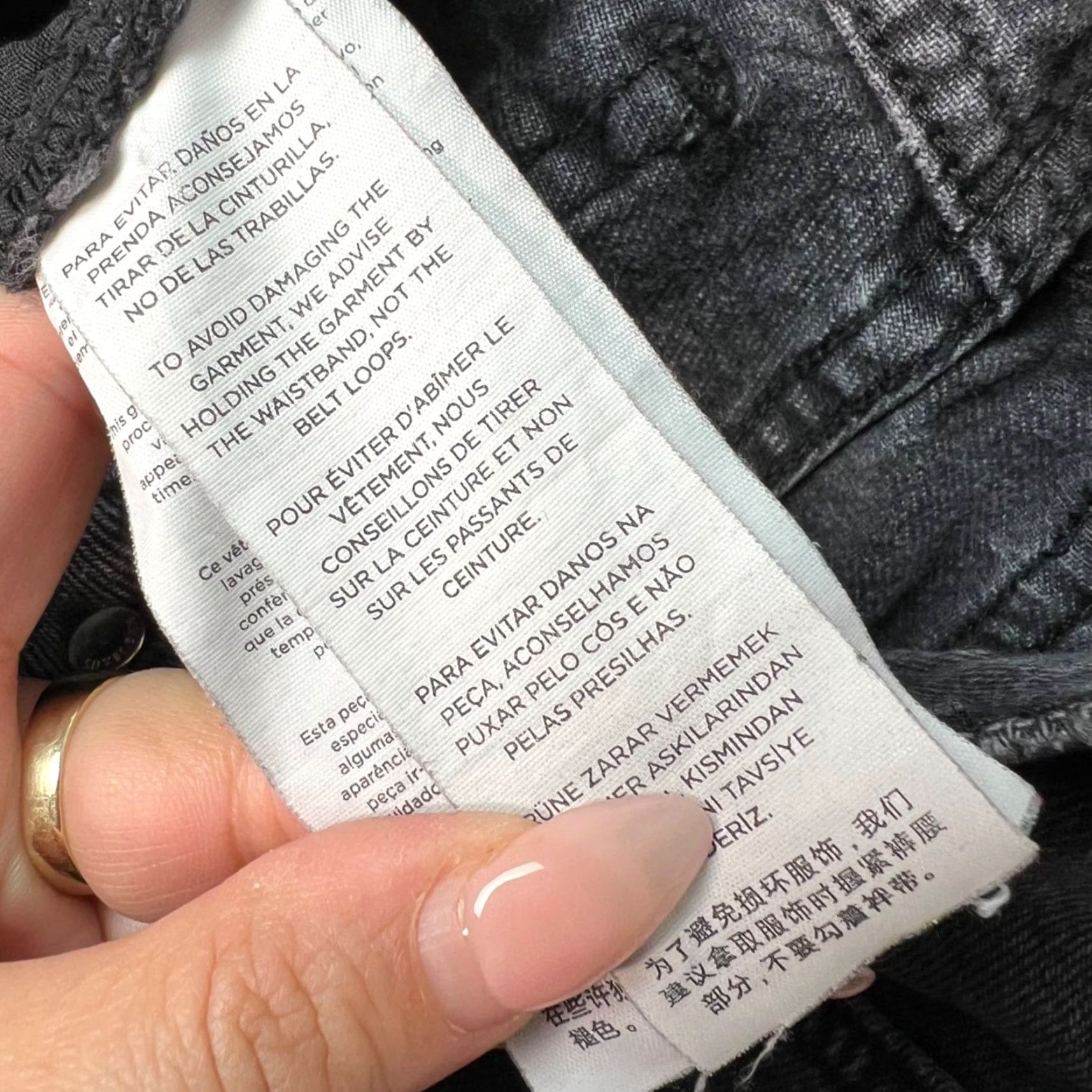 Mango Mango Womens Size 6 High-Rise Black Denim Jeans Straight Leg 5-Pocket Cotton Blend Jeans Womens Manufactured Mango Jeans Black XS-Size 6? Size 28" / US 6 / IT 42 - 5 Thumbnail
