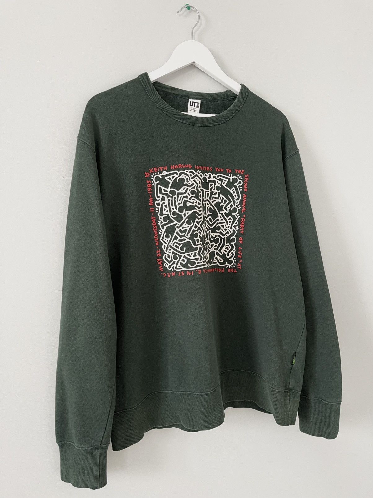 Keith Haring Uniqlo x Keith Haring ’Party of life’ Y2k Sweatshirt Size US L / EU 52-54 / 3 - 2 Thumbnail