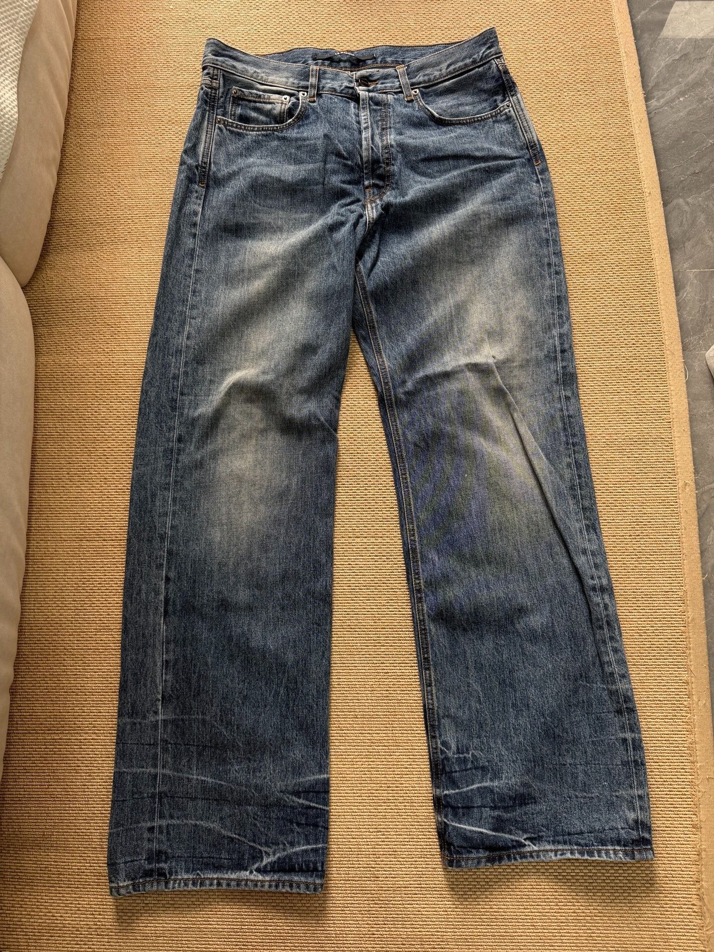 Jacquemus Jacquemus Wide-Leg Denim Pants Size US 32 / EU 48 - 1 Thumbnail