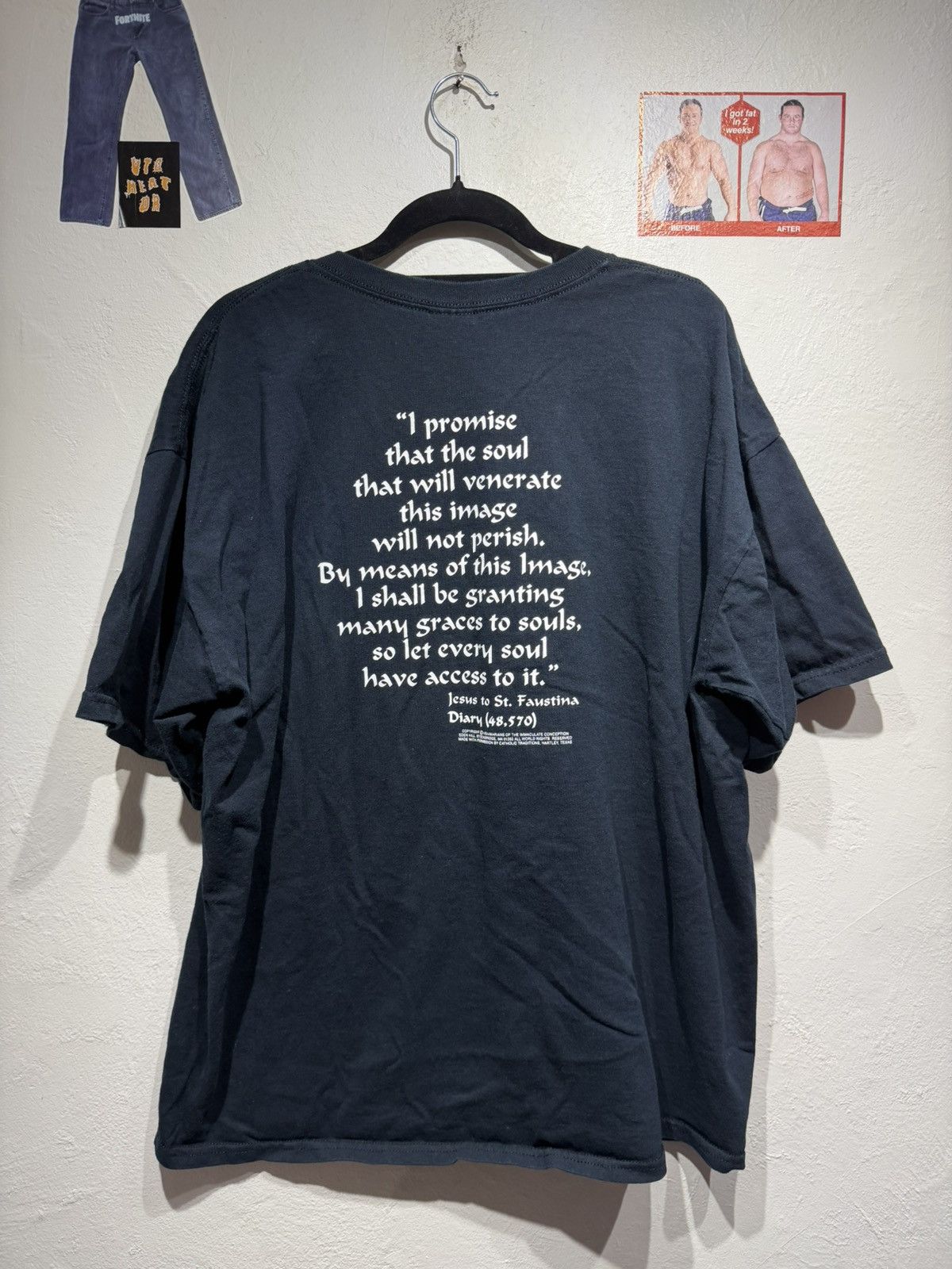 Vintage 2003 Jesus tee Size US XL / EU 56 / 4 - 2 Thumbnail