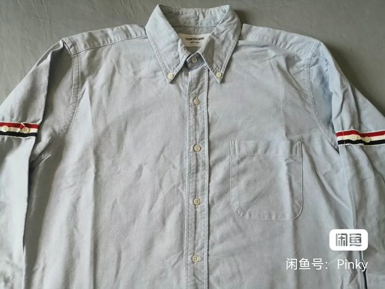 Thom Browne Thom Browne size3 Oxford cloth cotton shirt Size US L / EU 52-54 / 3 - 2 Thumbnail