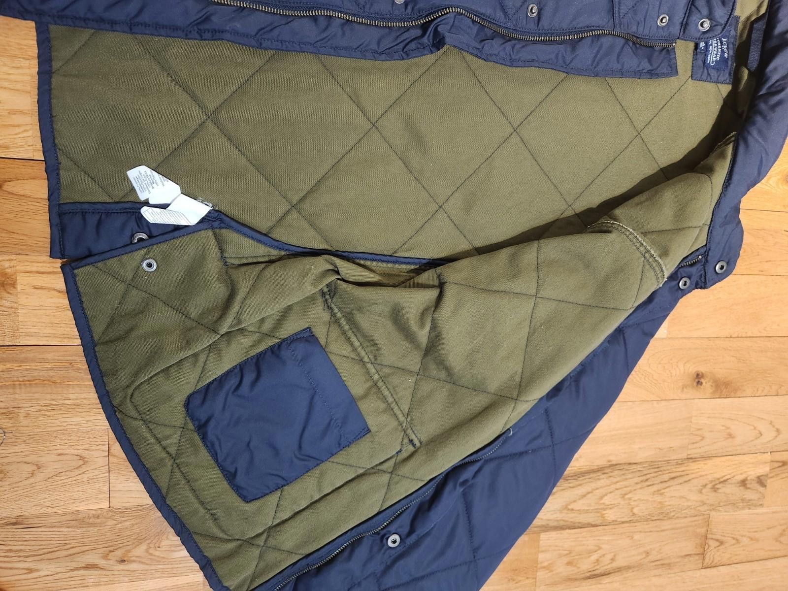 J.Crew Mens Spring Jacket J.Crew Quilted in Navy ~ Size Large Size L / US 10 / IT 46 - 5 Thumbnail