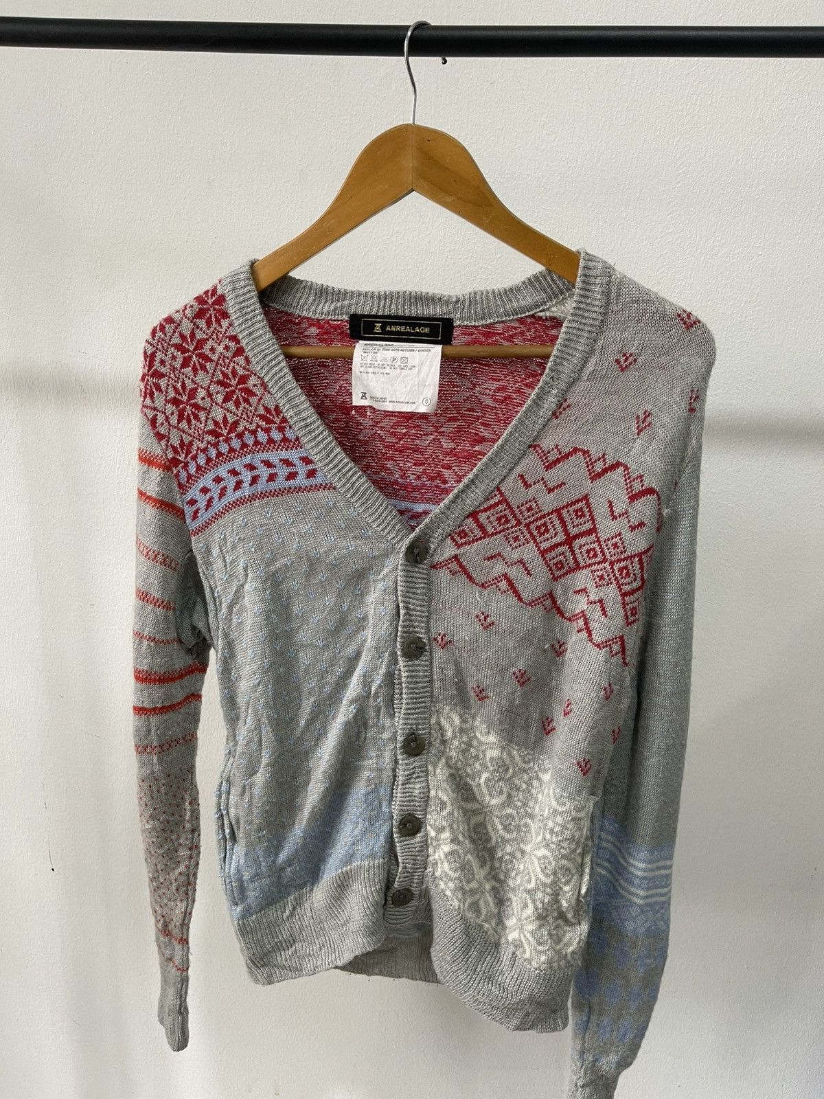 ANREALAGE Replica A/W 2008-2009 'MUTYUU' Cardigan Size US XS / EU 42 / 0 - 3 Thumbnail