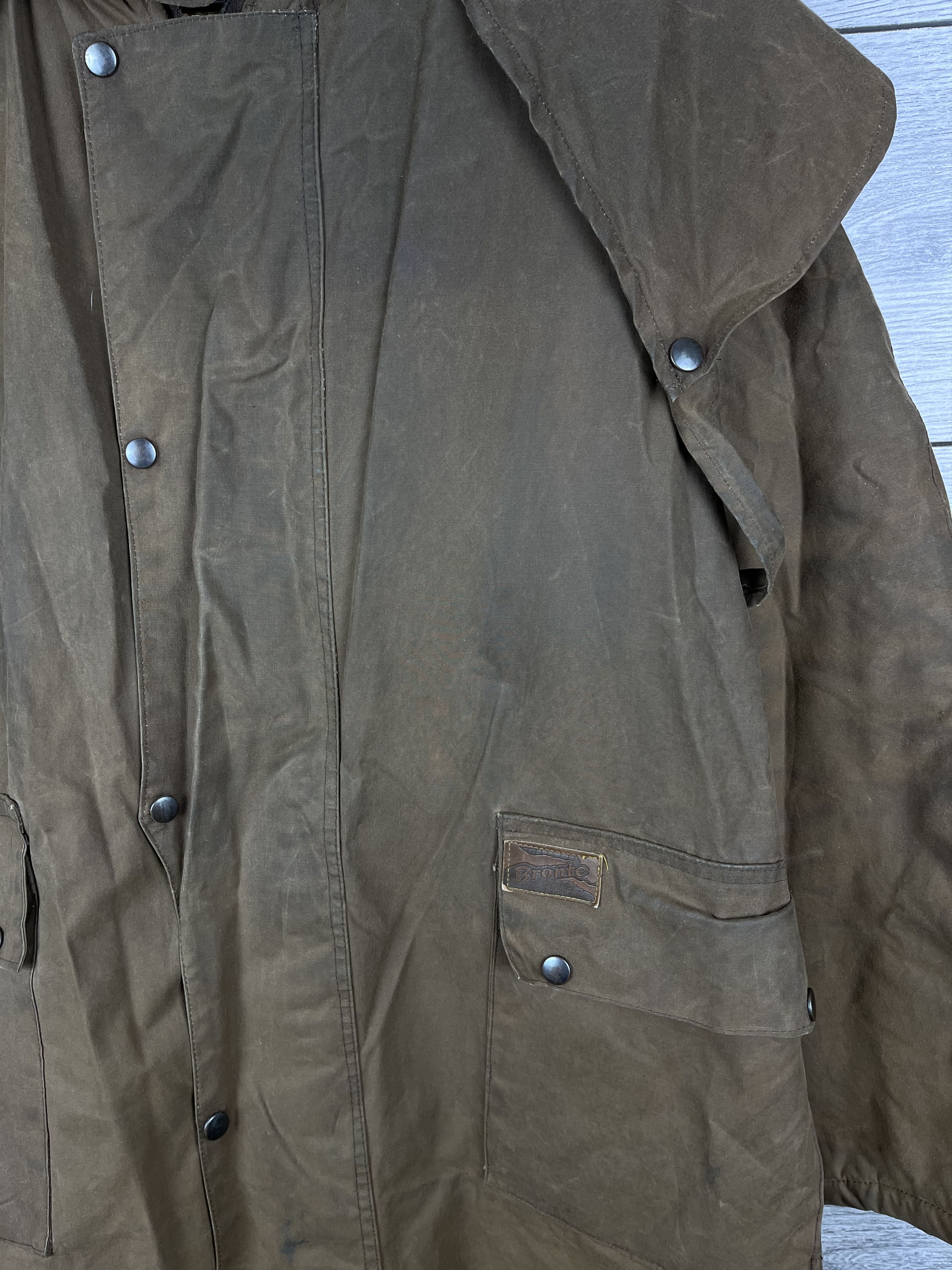 Bronze 56k Vintage men's waxed jacket Bronte classic made in England Size US S / EU 44-46 / 1 - 7 Thumbnail