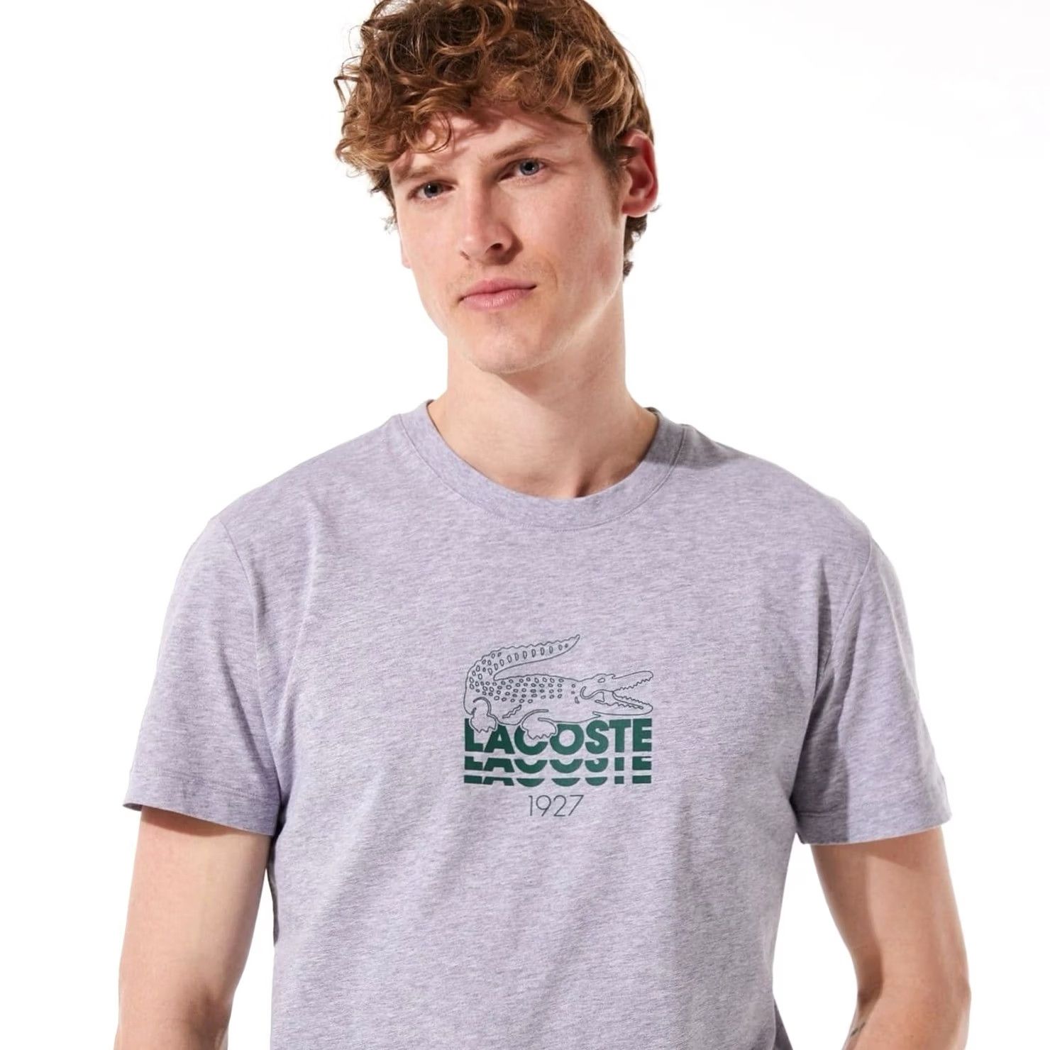 Lacoste Lacoste Regular Fit T-Shirt Made in France Rare Gray 2XL Men Shirt Mens Regular Fit XX L? Size US XXL / EU 58 / 5 - 4 Thumbnail