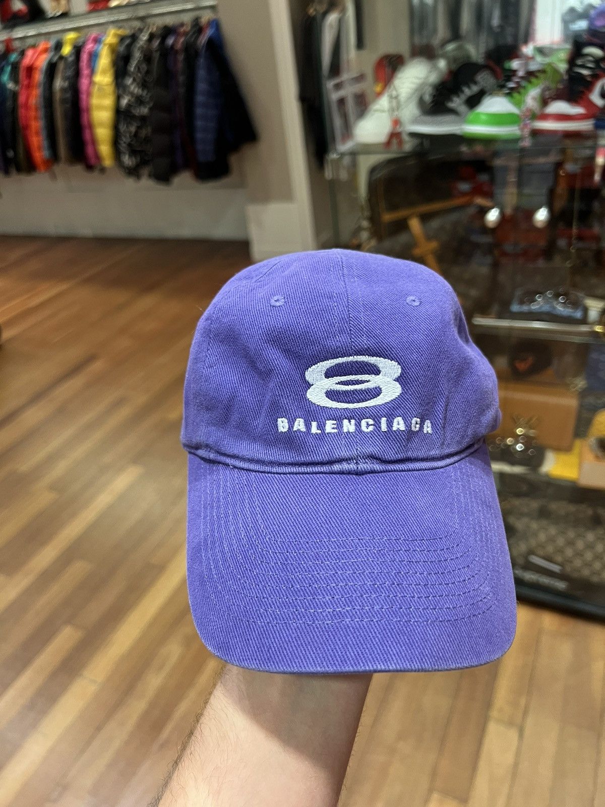 Balenciaga Balenciaga unity logo cap purple Size ONE SIZE - 1 Thumbnail