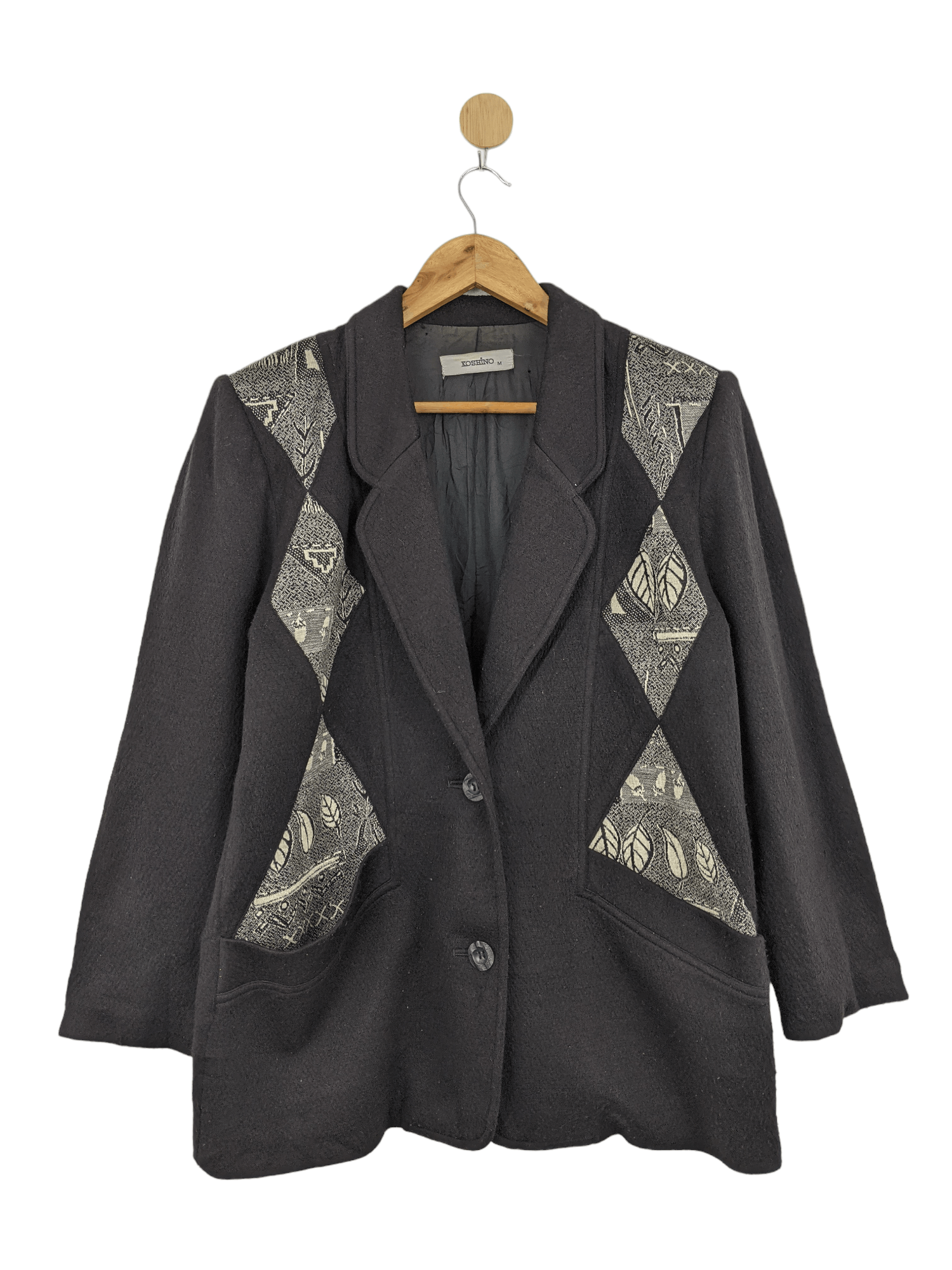 Japanese Brand Vintage Koshino Native Design Blazer Jacket MJ0141 Size US M / EU 48-50 / 2 - 1 Thumbnail