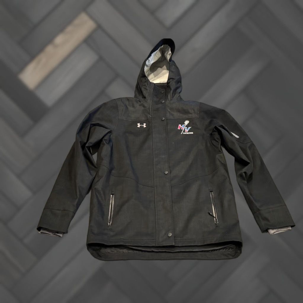 Under Armour Under Armour Storm Team Jacket Mens Medium Black Waterproof Pockets Windbreaker Jacket Size US M / EU 48-50 / 2 - 1 Thumbnail