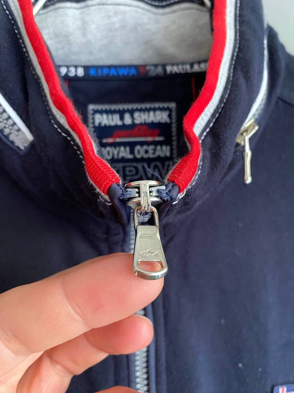 Paul & Shark Paul Shark Yachting Royal Ocean Men's Zip Track Jacket, XL Size US XL / EU 56 / 4 - 7 Thumbnail