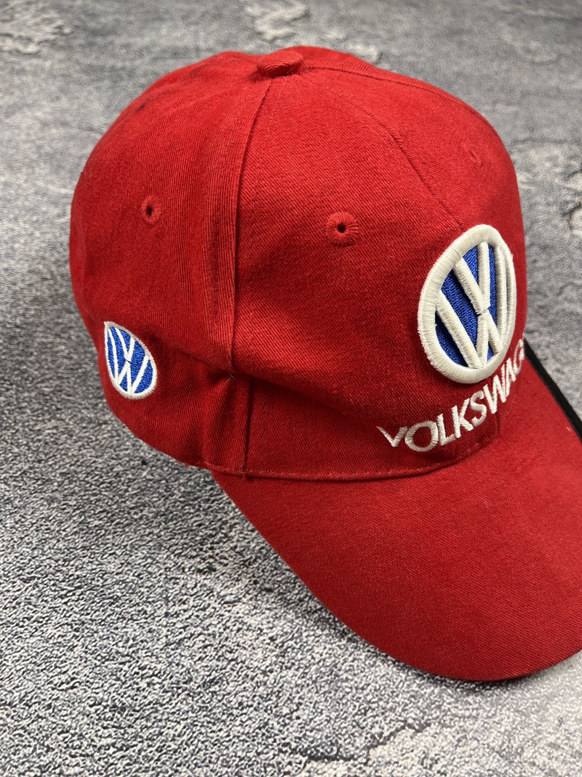 Vintage Vintage Volkswagen Racing Y2k Drip Hat Cap Streetwear Size ONE SIZE - 3 Thumbnail