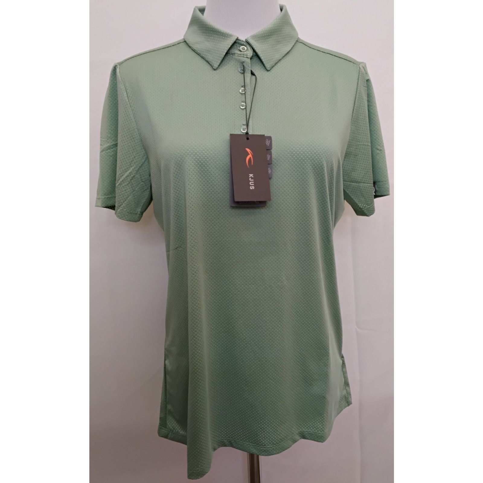 KJUS Kjus Women's Eve Polo Size 40/L Green Light Weight Golf Size L / US 10 / IT 46 - 2 Thumbnail