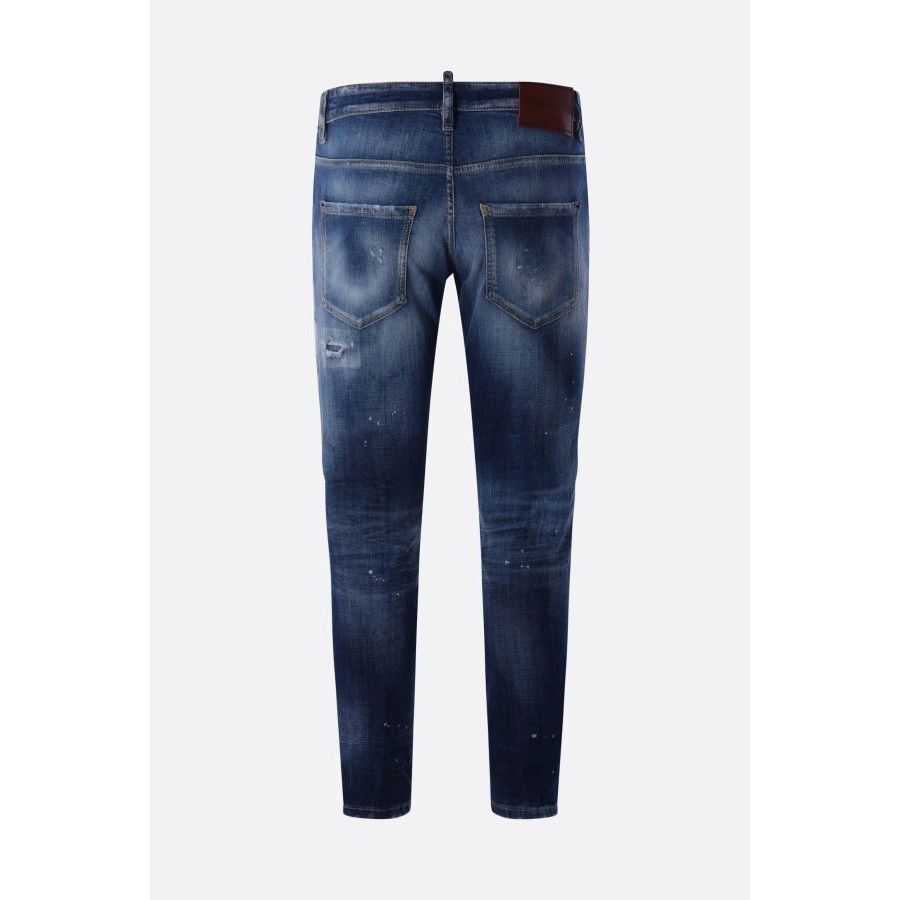 Dsquared2 DSQUARED2 Skater Blue Distressed Denim Jeans New & Authentic Size US 30 / EU 46 - 2 Thumbnail