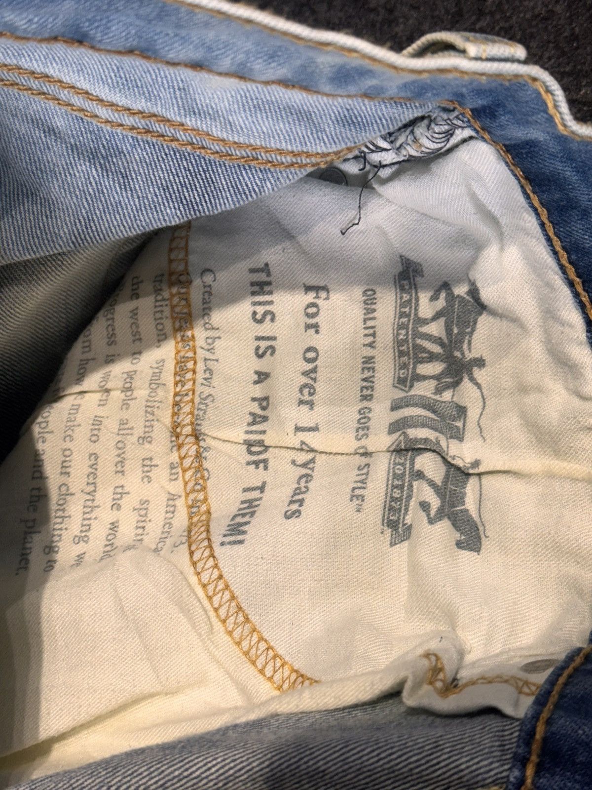 Levi's Levi's 502 Regular Taper Jeans - Custom Cloud Tie-Dye Size US 37 - 14 Thumbnail