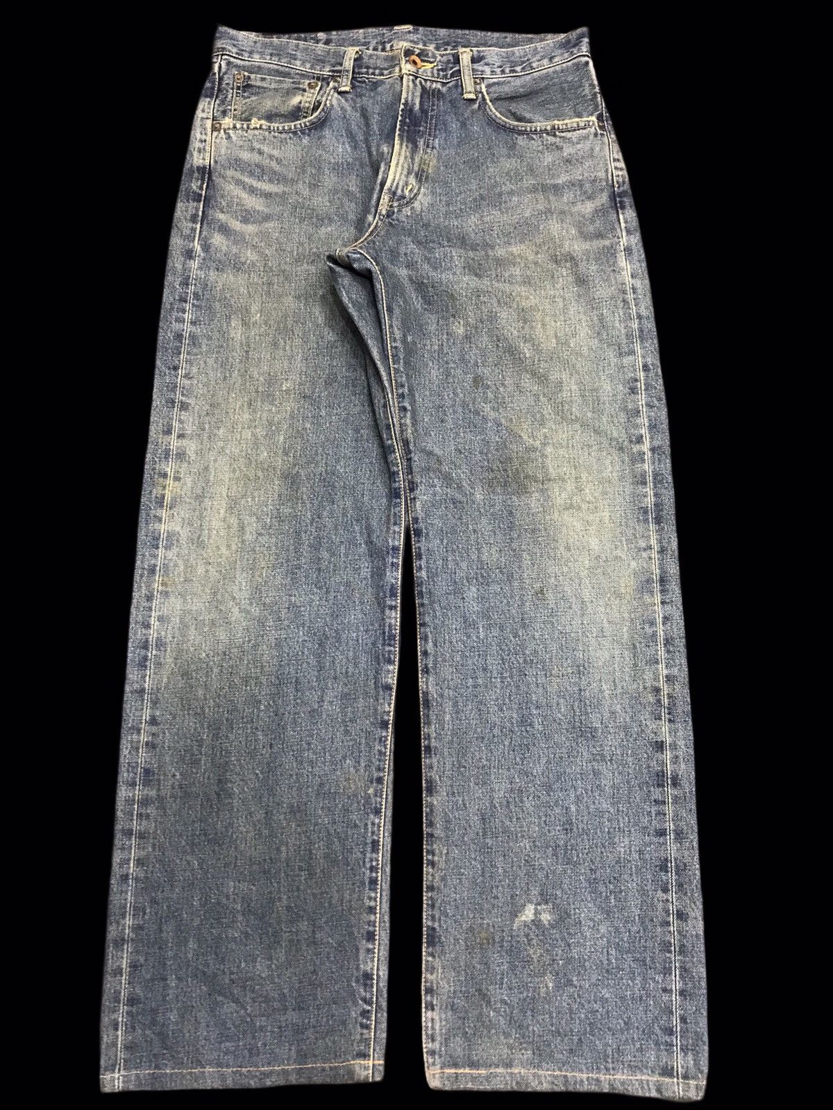 Edwin 💥WIDE💥VTG EDWIN 505X MUDWASH SELVEDGE DENIM F411 Size US 32 / EU 48 - 1 Thumbnail