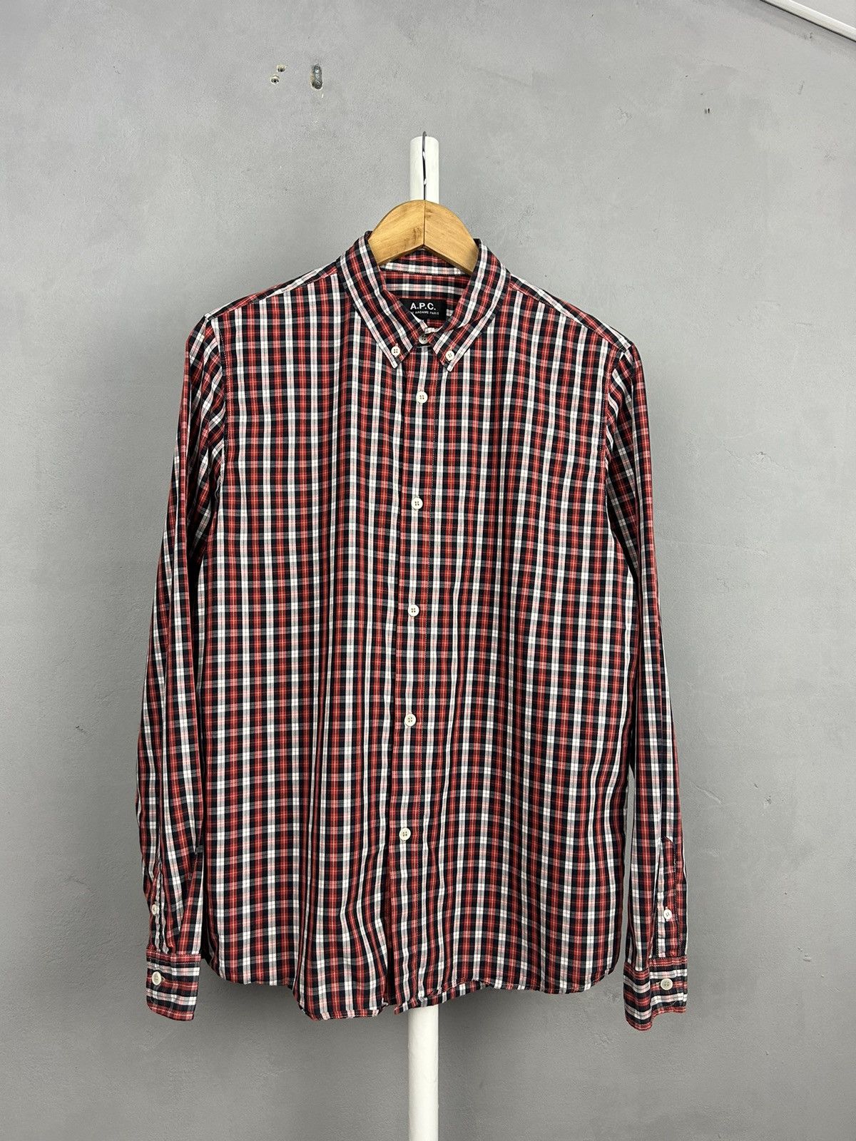 A.P.C. Apc long sleeve shirt cotton Size US M / EU 48-50 / 2 - 2 Thumbnail