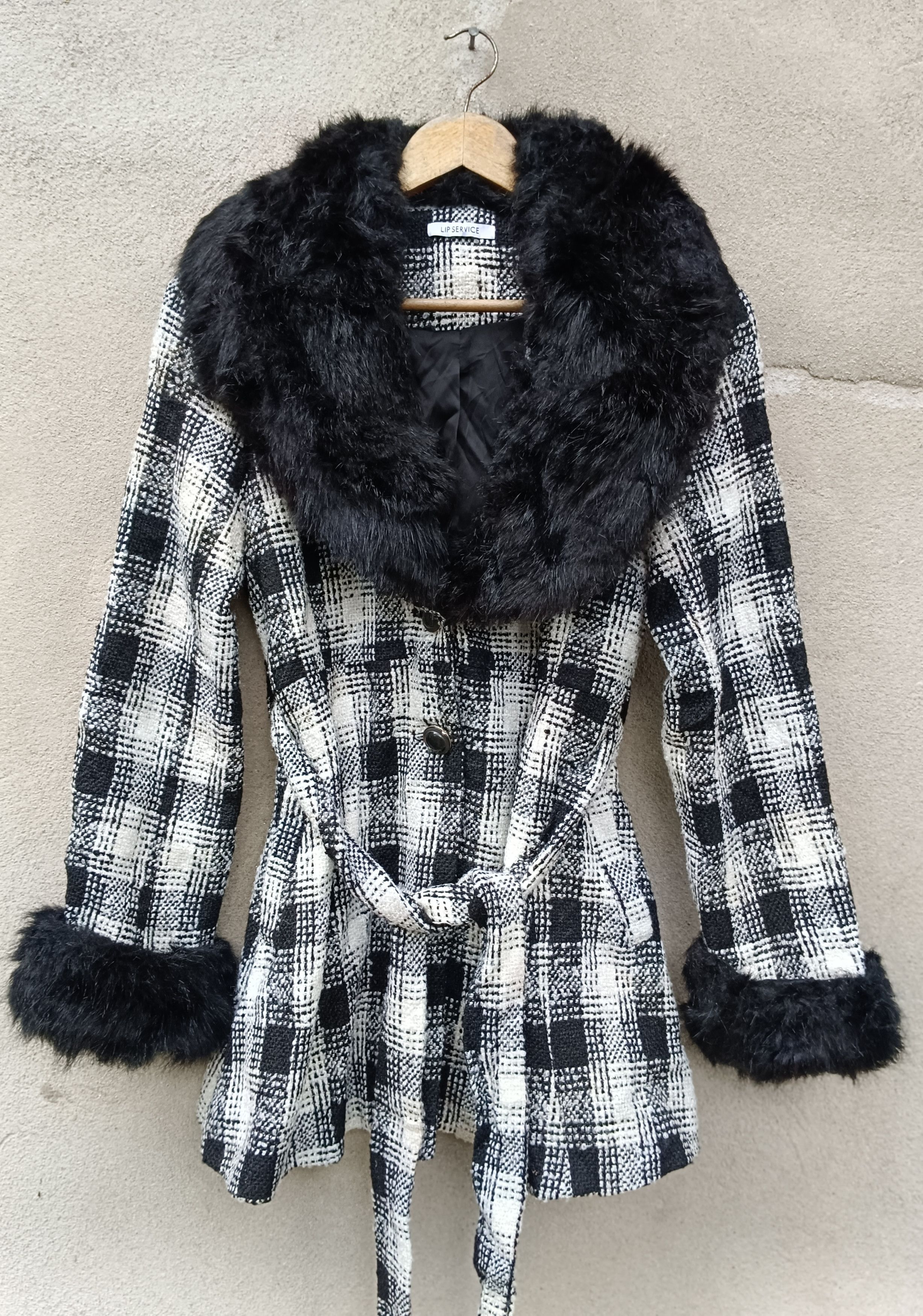 14th Addiction Japanese Brand Goctic Punk Fur Coat Jacket Size US S / EU 44-46 / 1 - 2 Thumbnail