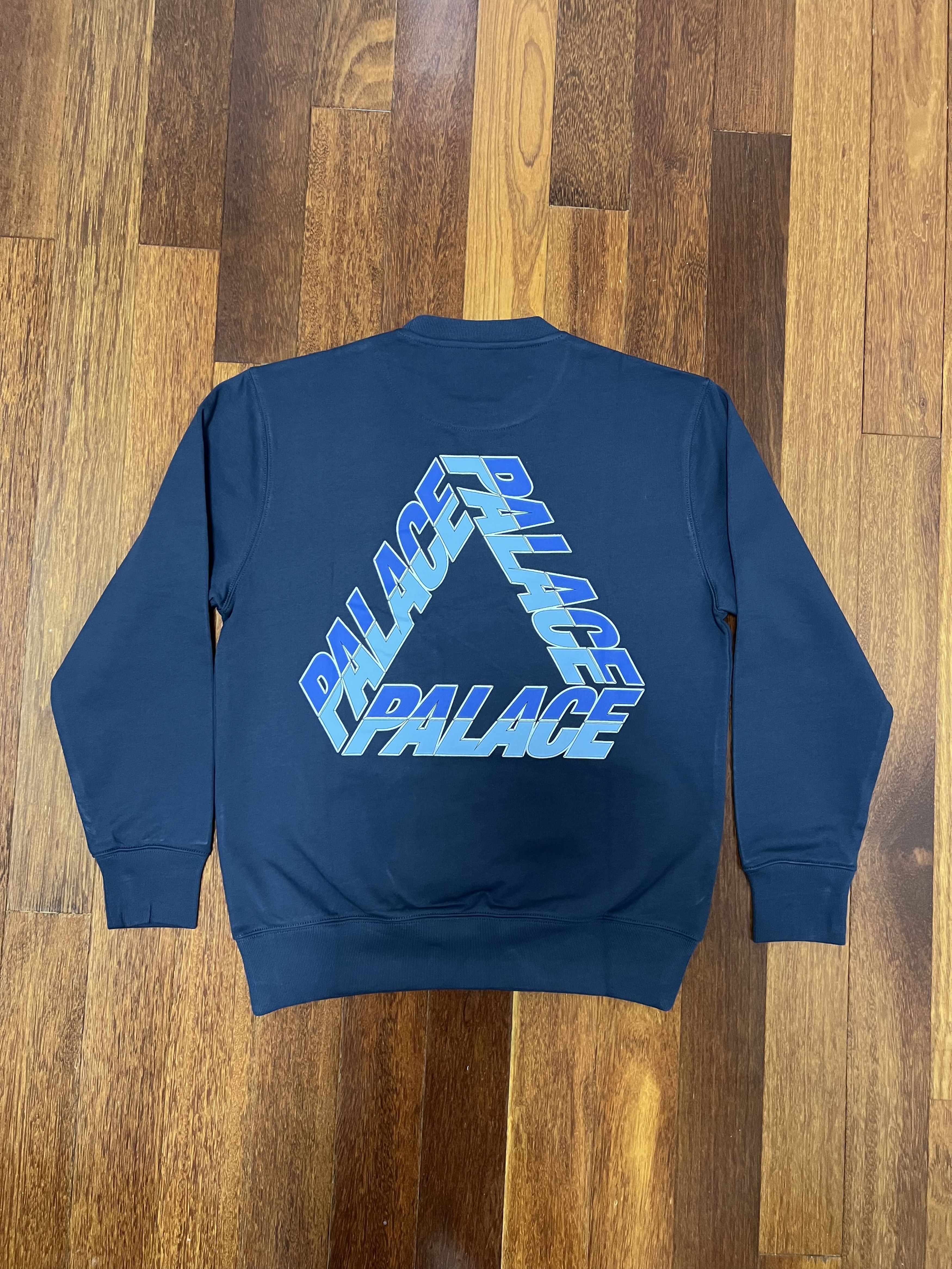 Palace 💚 2019 Palace Split P3 Crew Navy Medium NEW Size US M / EU 48-50 / 2 - 3 Thumbnail
