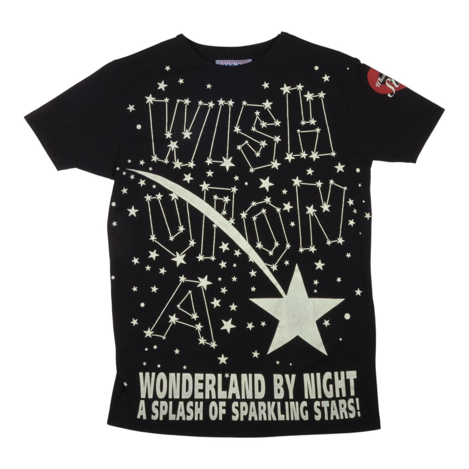 Walter Van Beirendonck W&LT Wish Upon A Star Wonderland Black Tee Size S / US 4 / IT 40 - 1 Thumbnail
