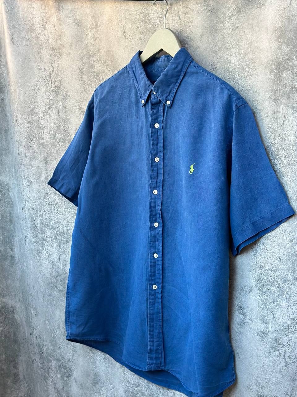 Old Navy × Ralph Lauren Ralph Lauren 100% Linen Short Sleeve Button Up Shirt Size US XL / EU 56 / 4 - 2 Thumbnail