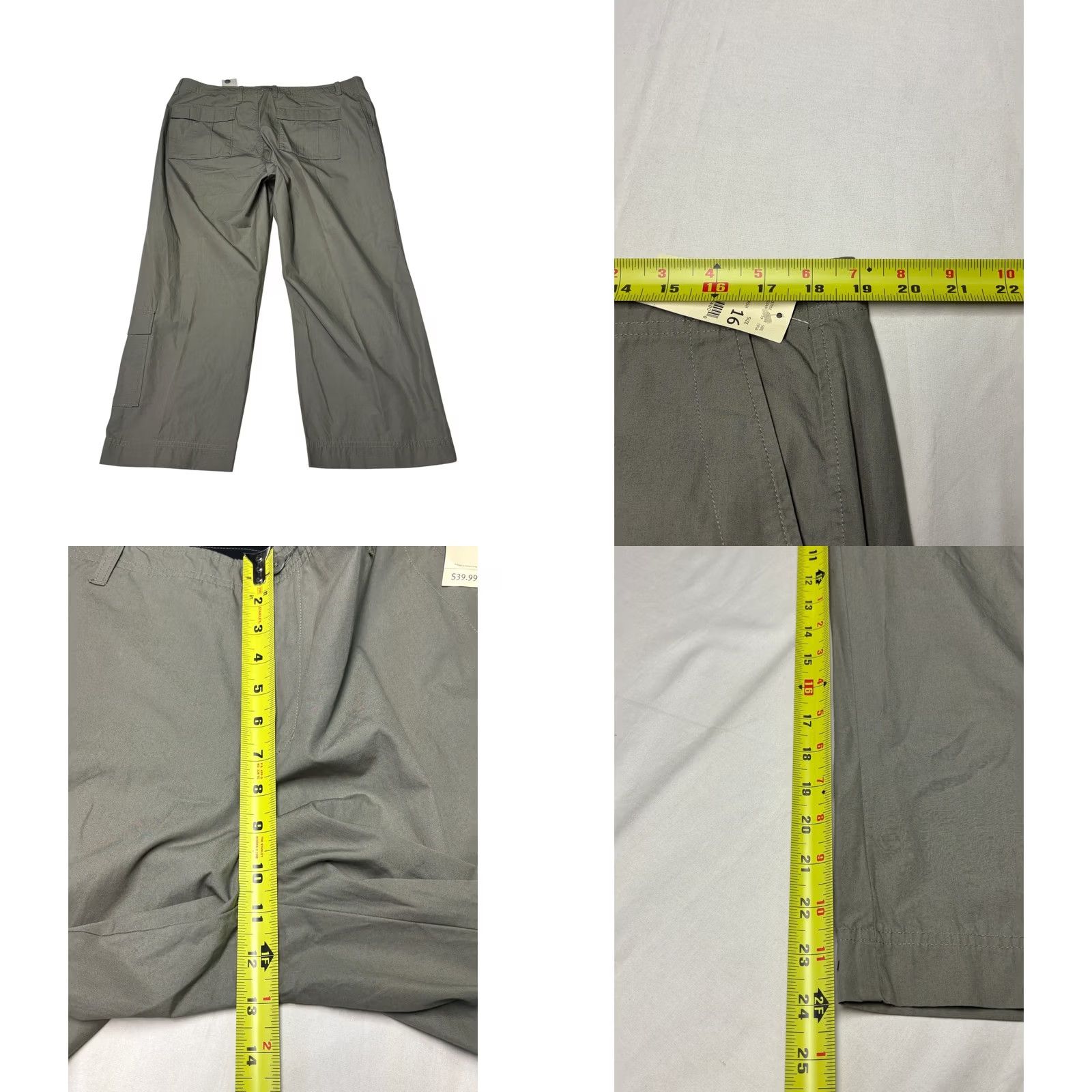 Eddie Bauer VINTAGE Eddie Bauer Vashon Fit Capri Pants Womens 16 W38 L24 Fatigue Green Cotton Navy? Size 38" / US 16 / IT 52 - 8 Thumbnail