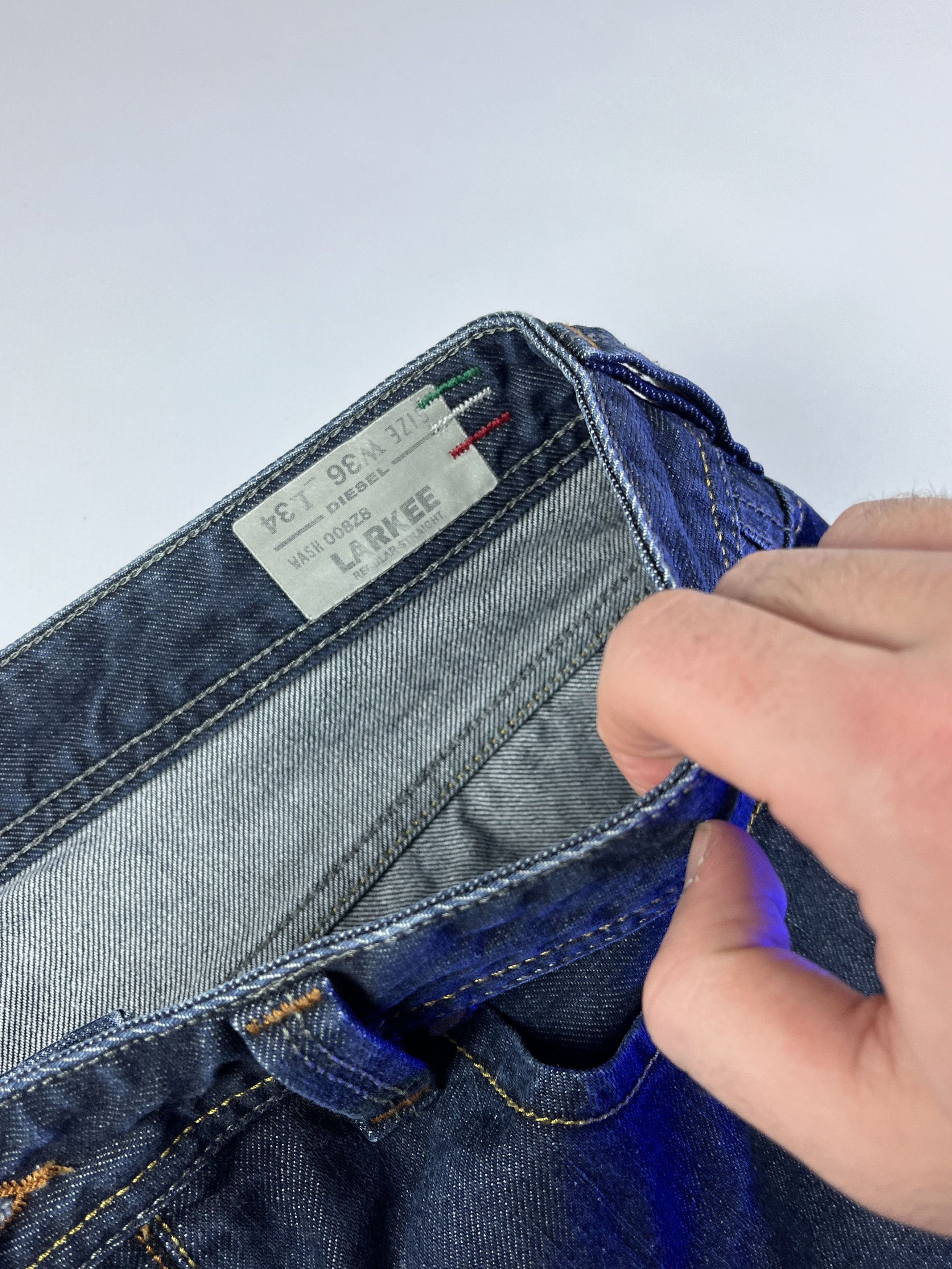 Diesel × Vintage Rare Diesel Baggy Jeans Made in Italy Size US 36 / EU 52 - 11 Thumbnail