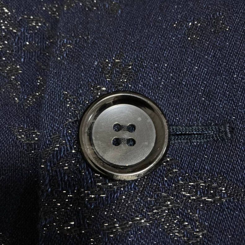 Comme des Garcons Comme Des Garcons Cyan Vintage Pattern Design Top Size M / US 6-8 / IT 42-44 - 7 Thumbnail