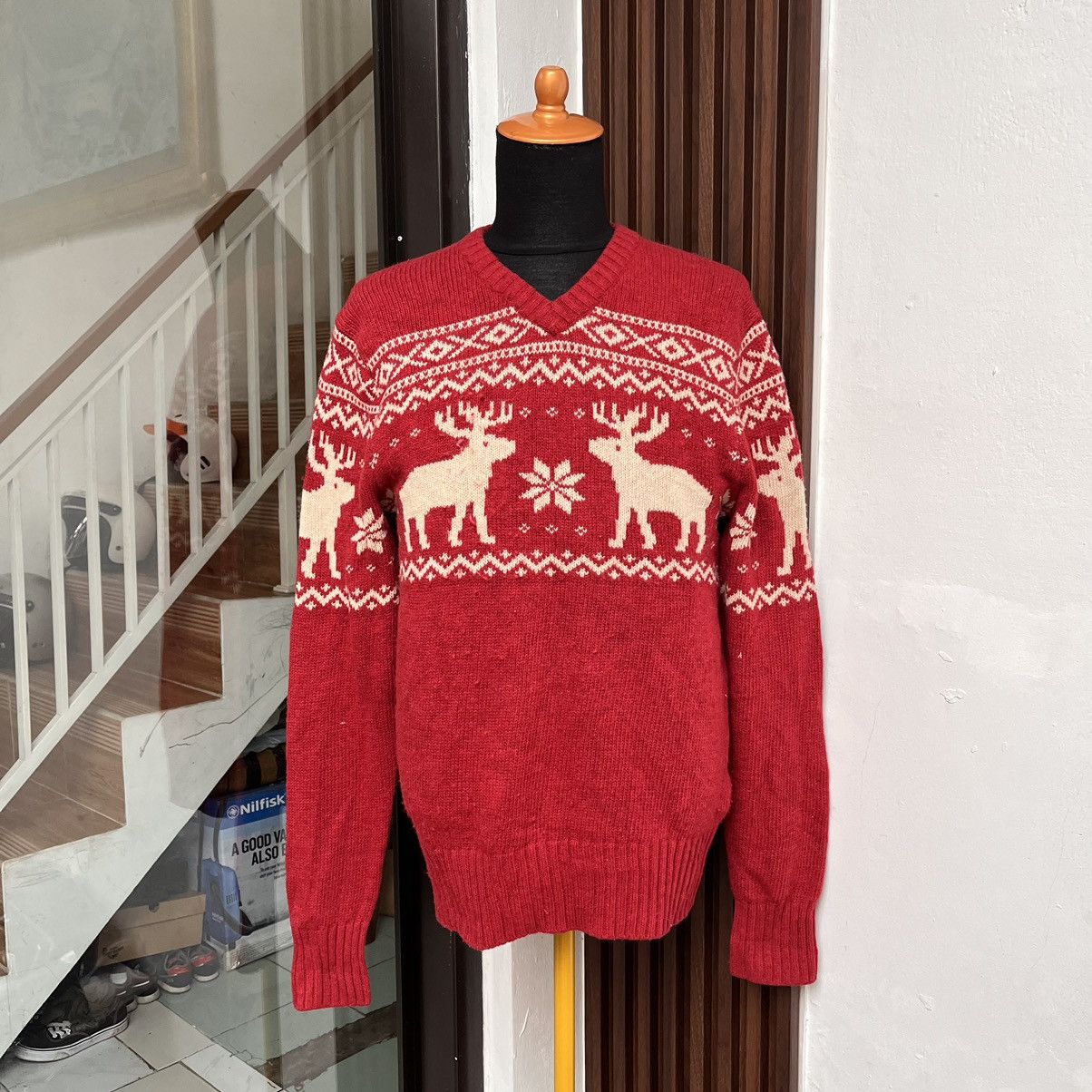 Who A.U. 💸Binding Offer Accepted💸 WHO.A.U Christmass Knitedwool Size US L / EU 52-54 / 3 - 1 Thumbnail
