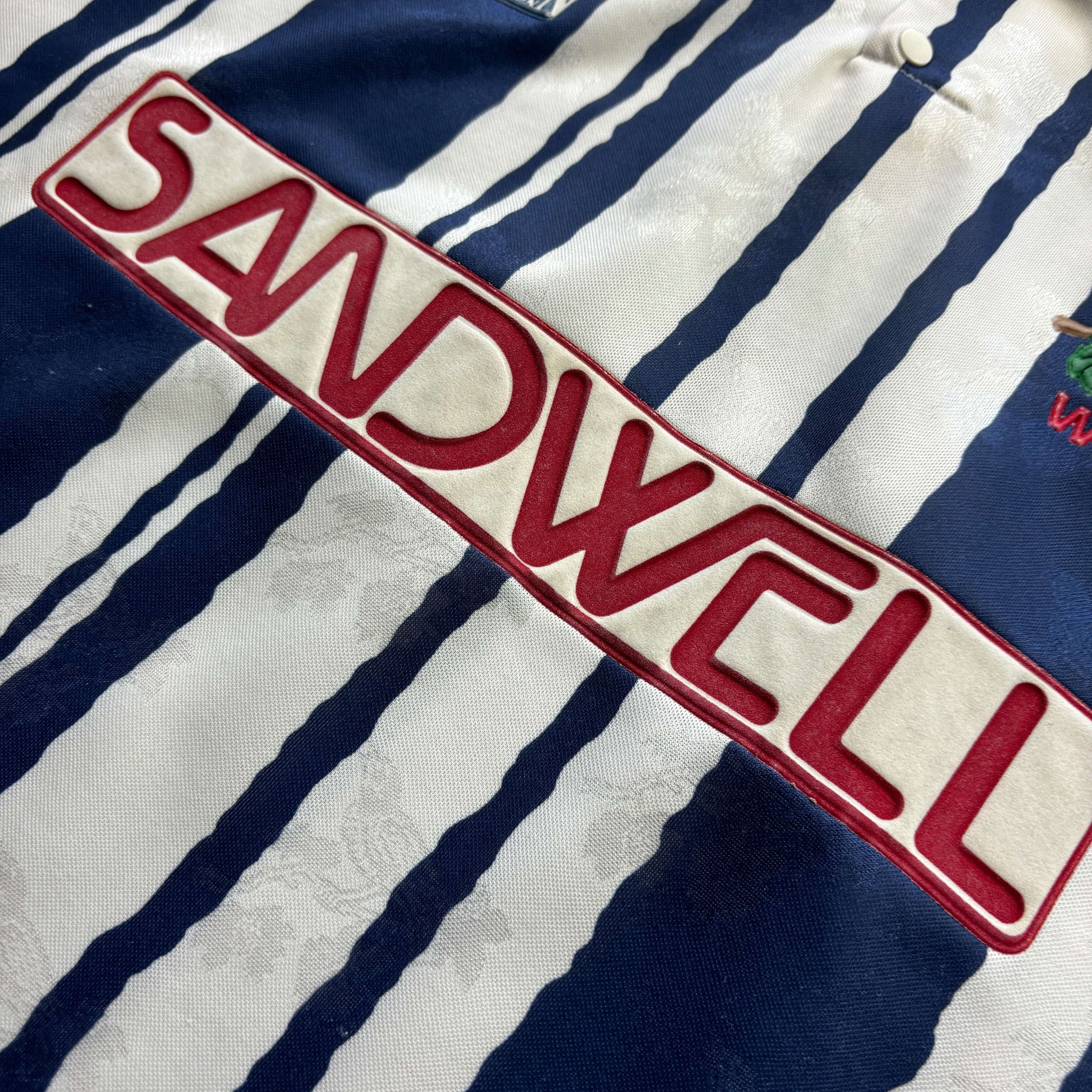 Other West Bromwich Albion 1992-93 home football jersey size L Size US L / EU 52-54 / 3 - 6 Thumbnail